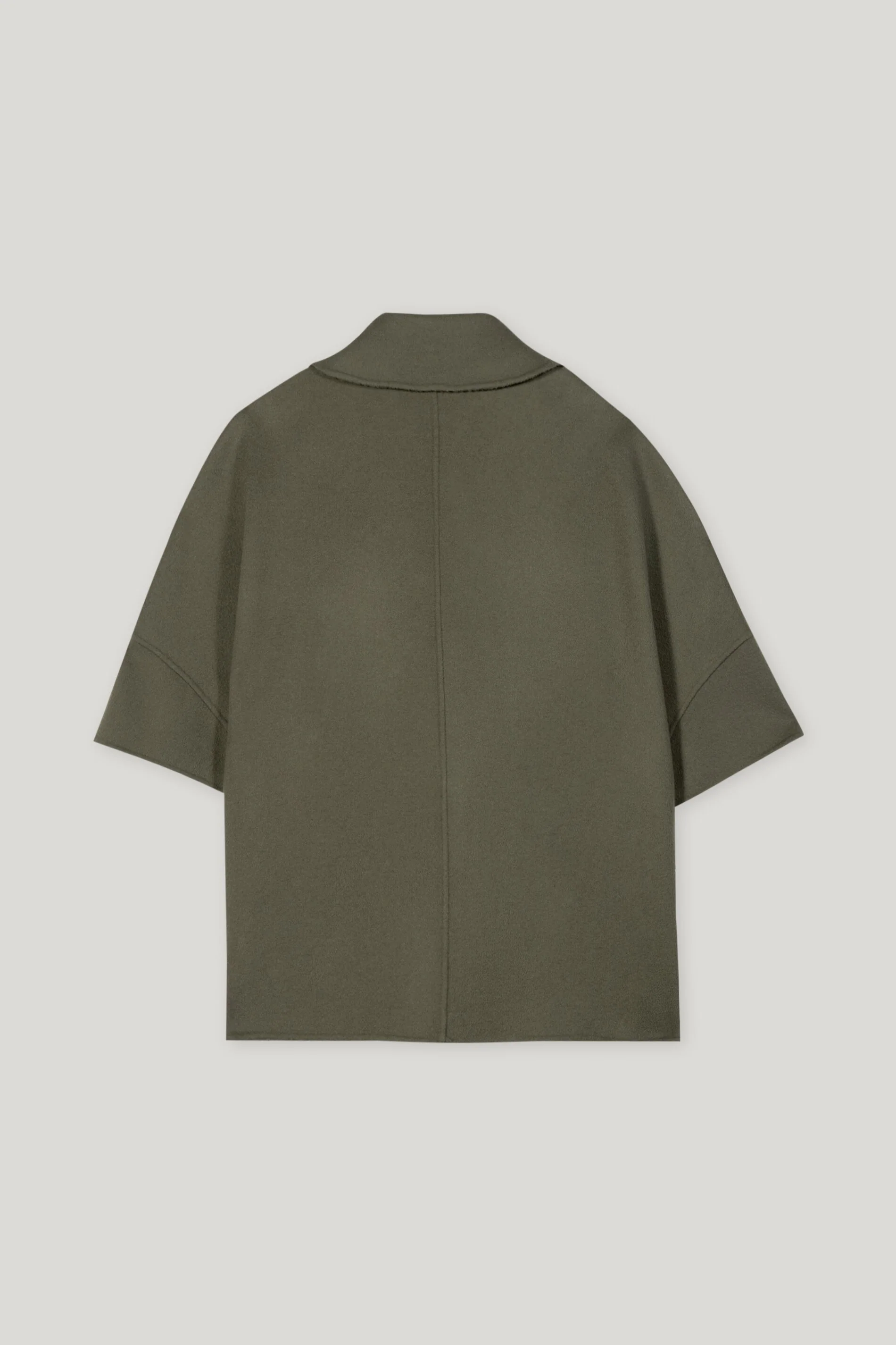 Double-face cape - cool khaki - standard - Image 6