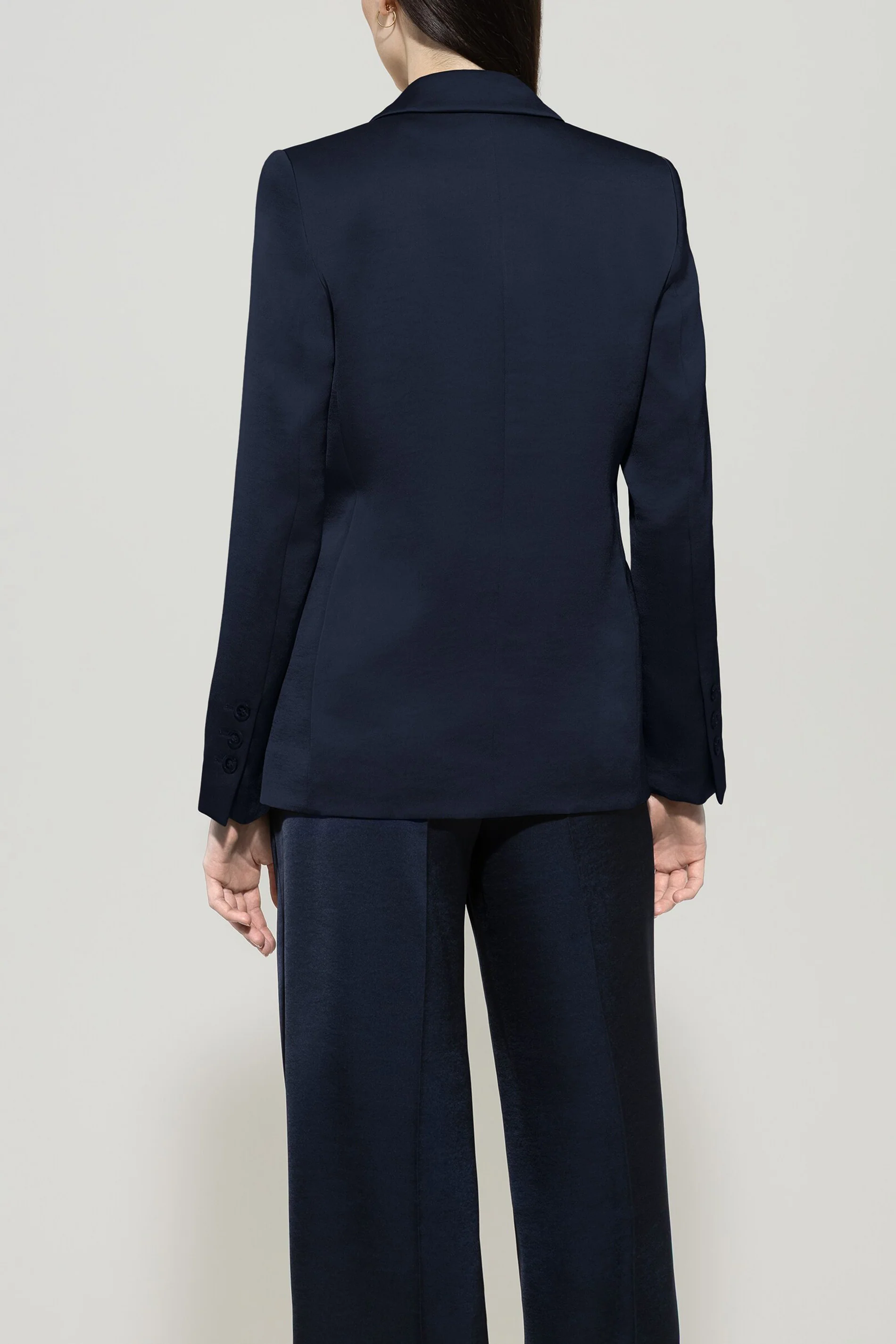 Single-button blazer - dark blue - standard - Image 3