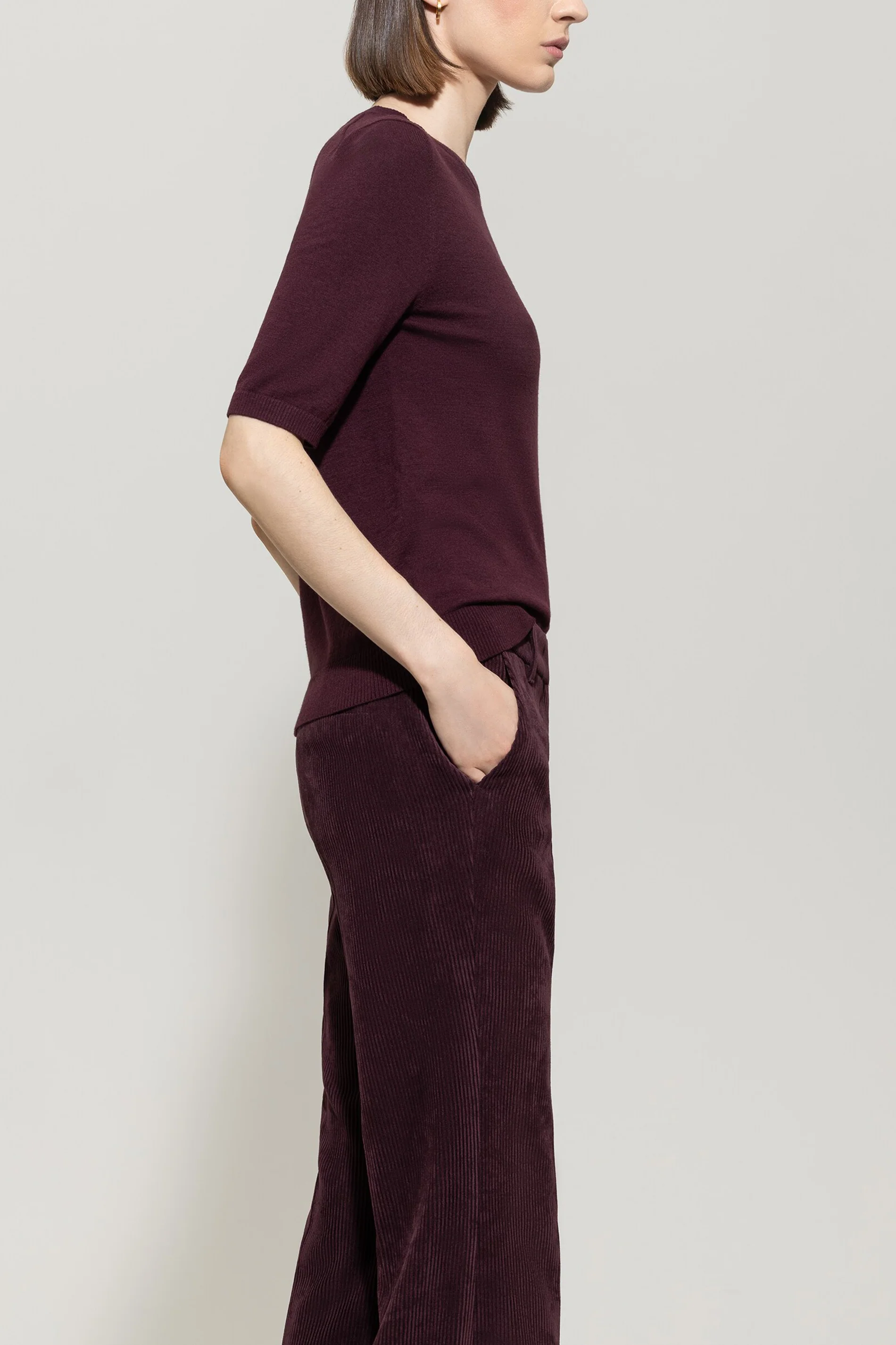 Feinstrick-Pullover - burgundy - Standard - Image 2