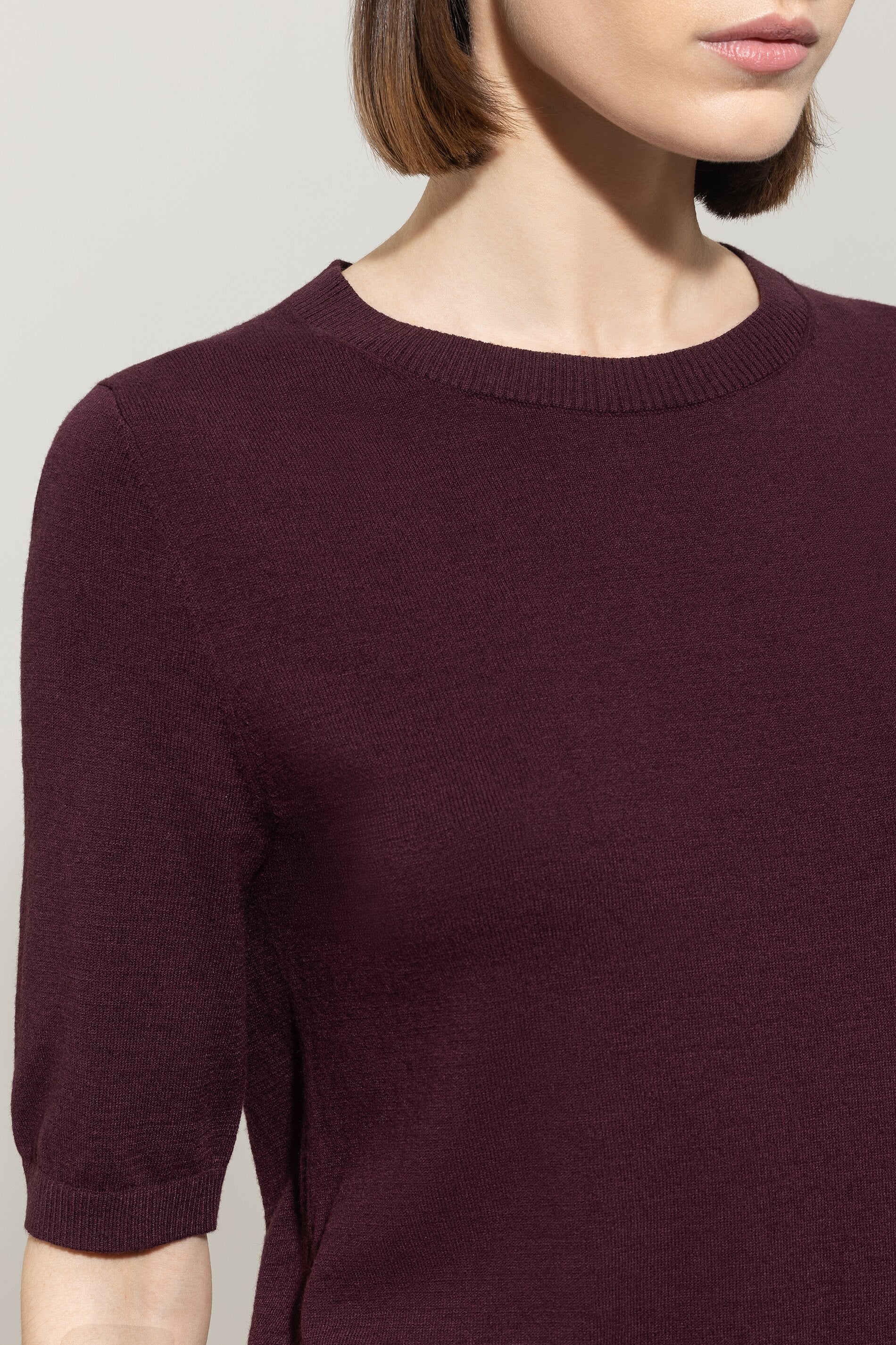 Feinstrick-Pullover - burgundy - Standard - Image 4