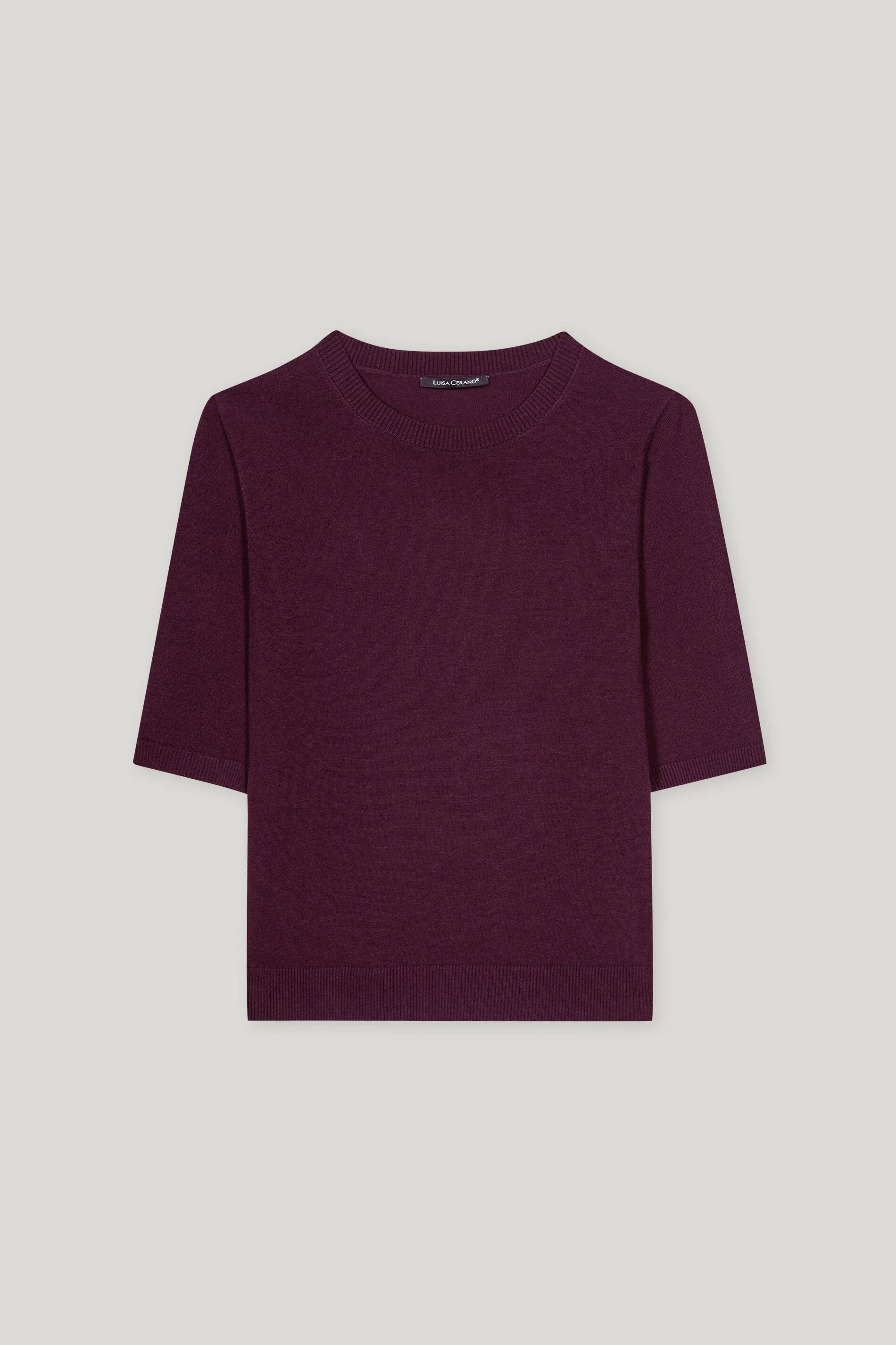 Feinstrick-Pullover - burgundy - Standard - Image 5