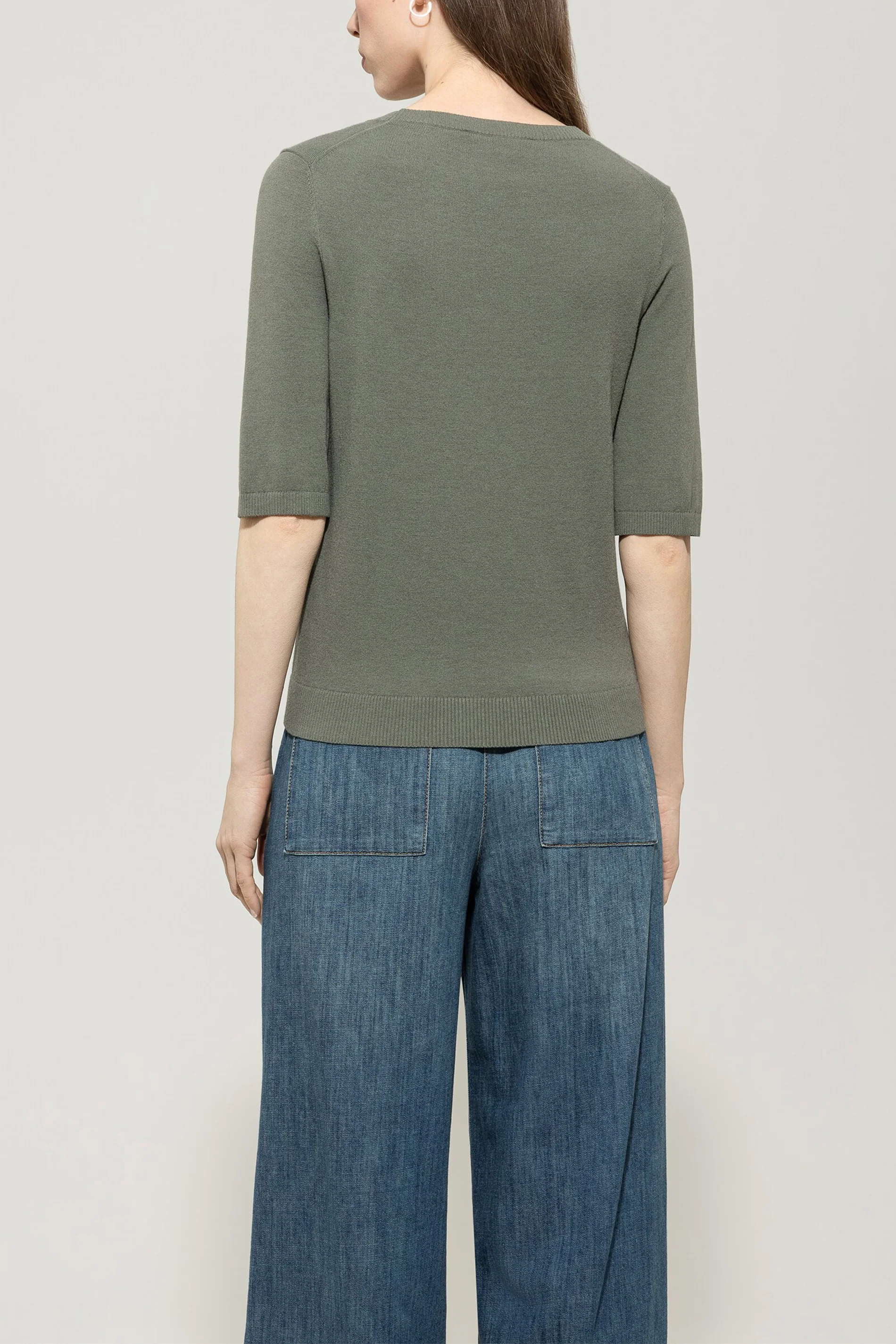 Feinstrick-Pullover - cool khaki - Standard - Image 3