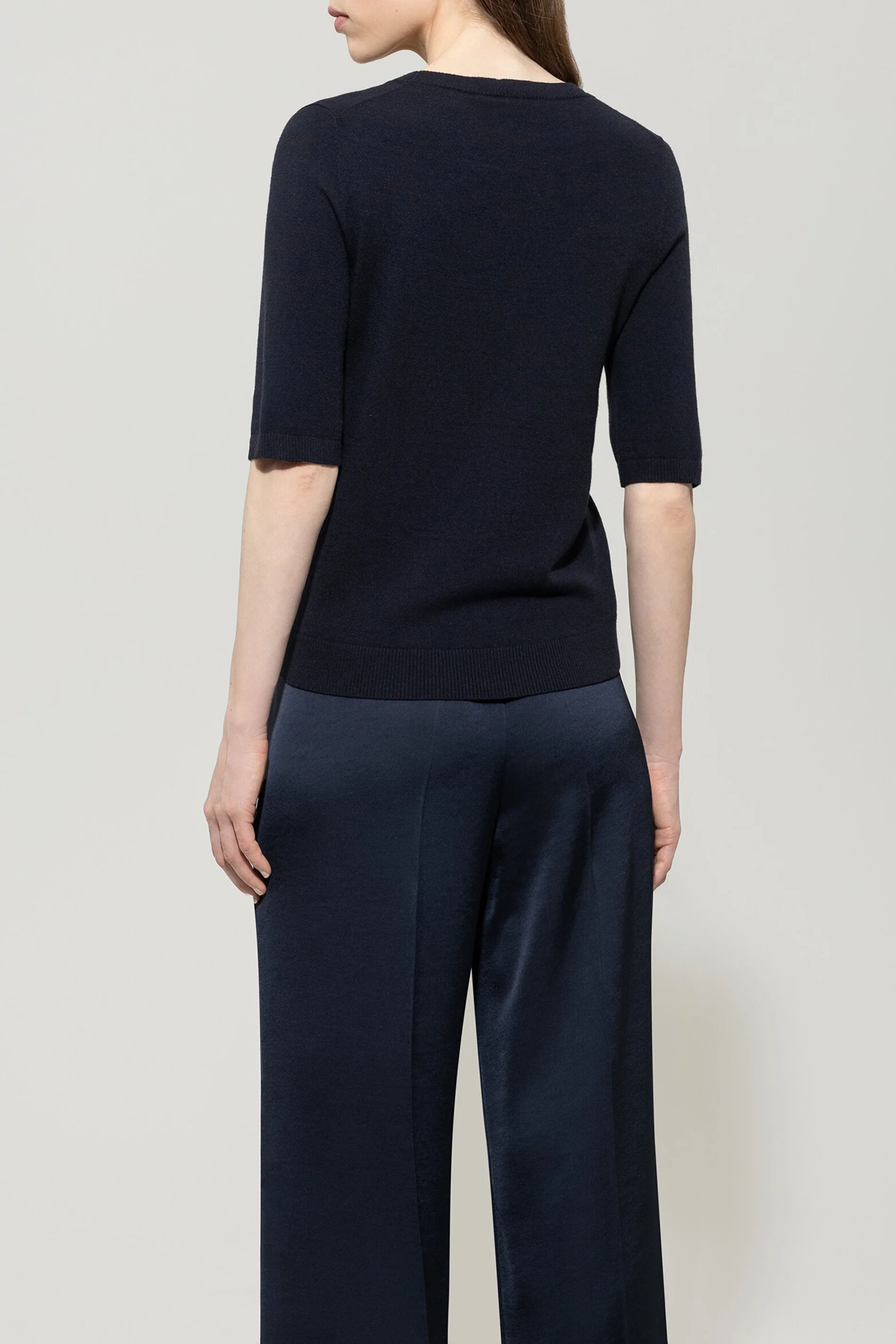 Feinstrick-Pullover - dark blue - Standard - Image 3