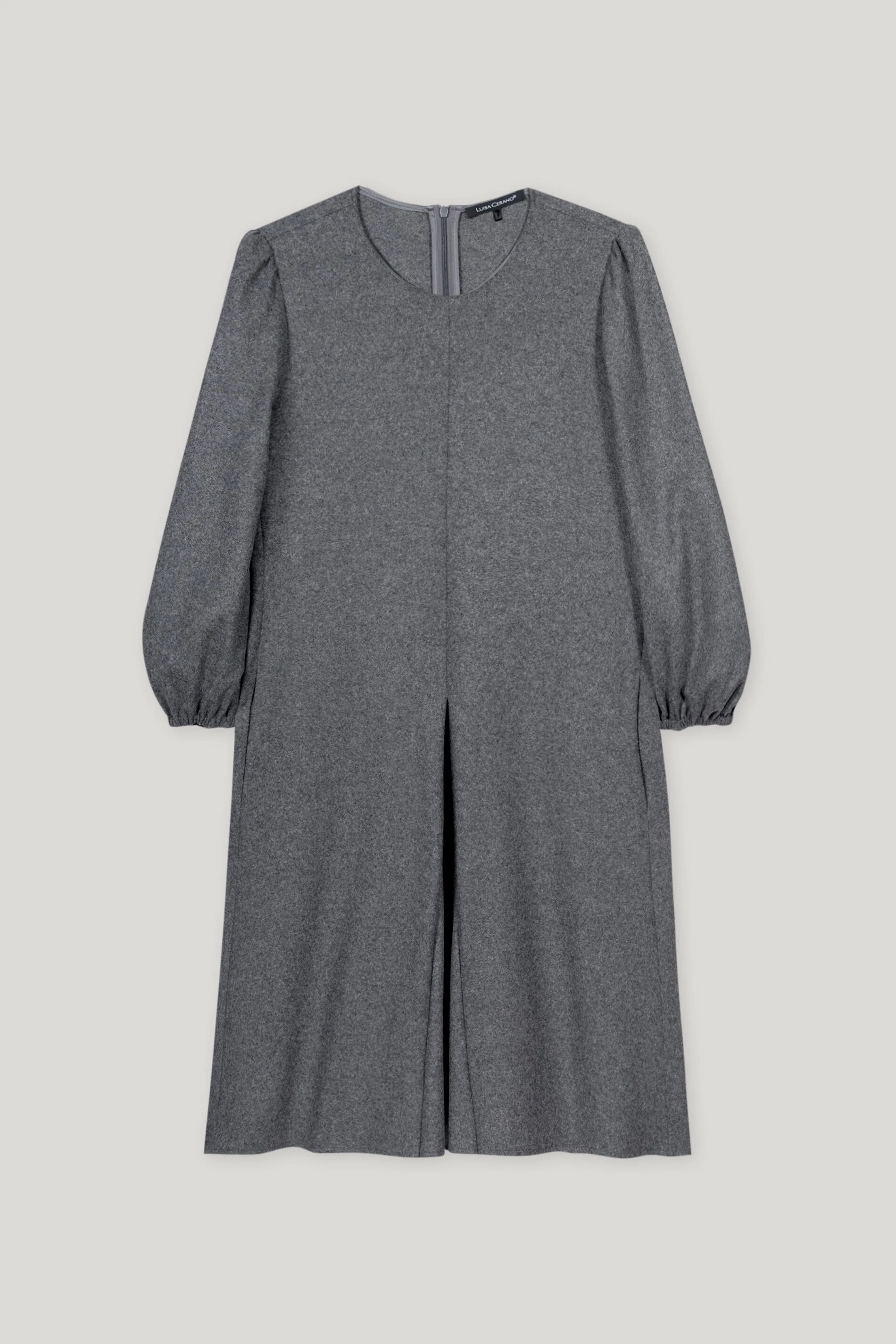 Flanell-Kleid - dark grey melange - Standard - Image 5