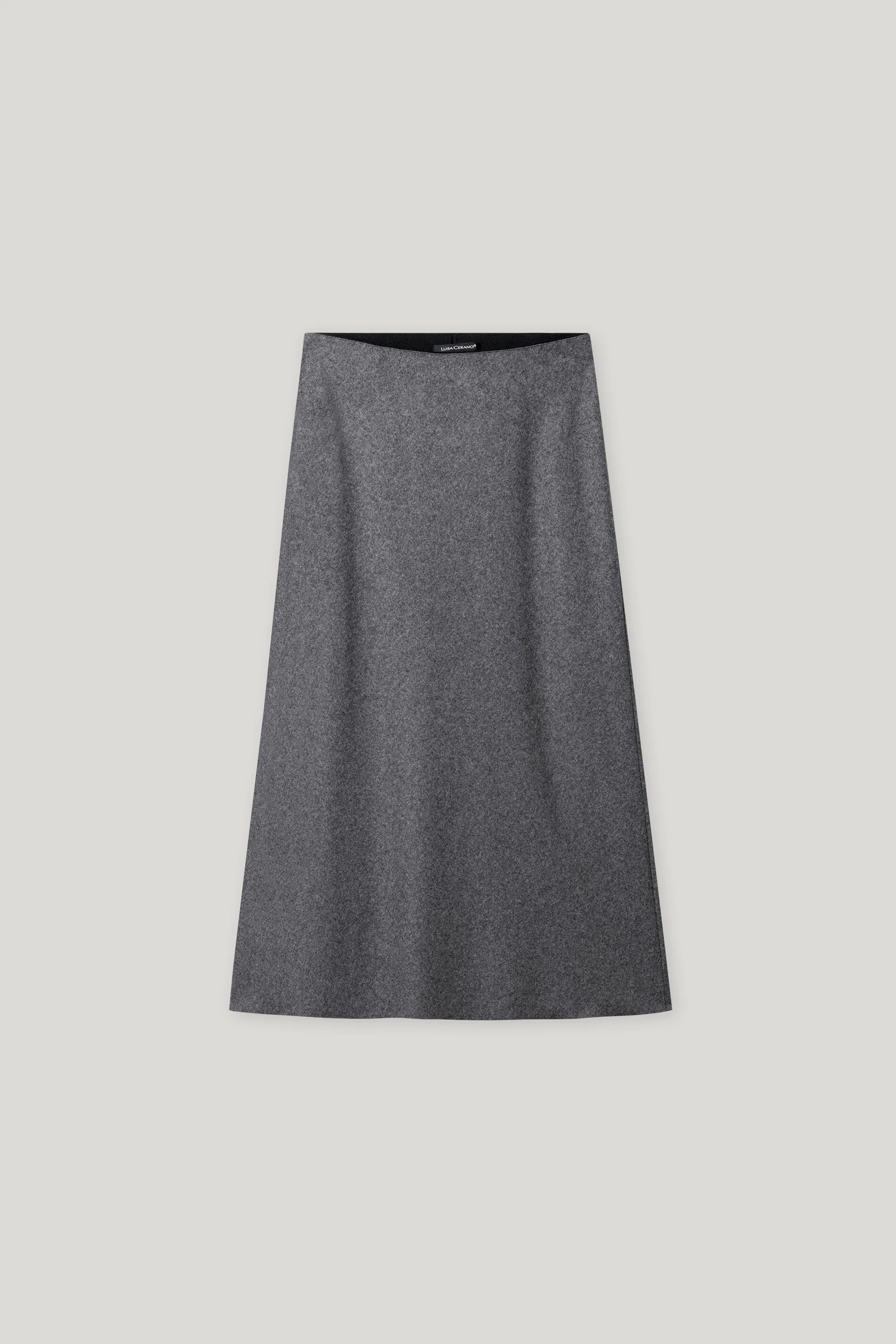 Flanell-Midirock - dark grey melange - Standard - Image 5