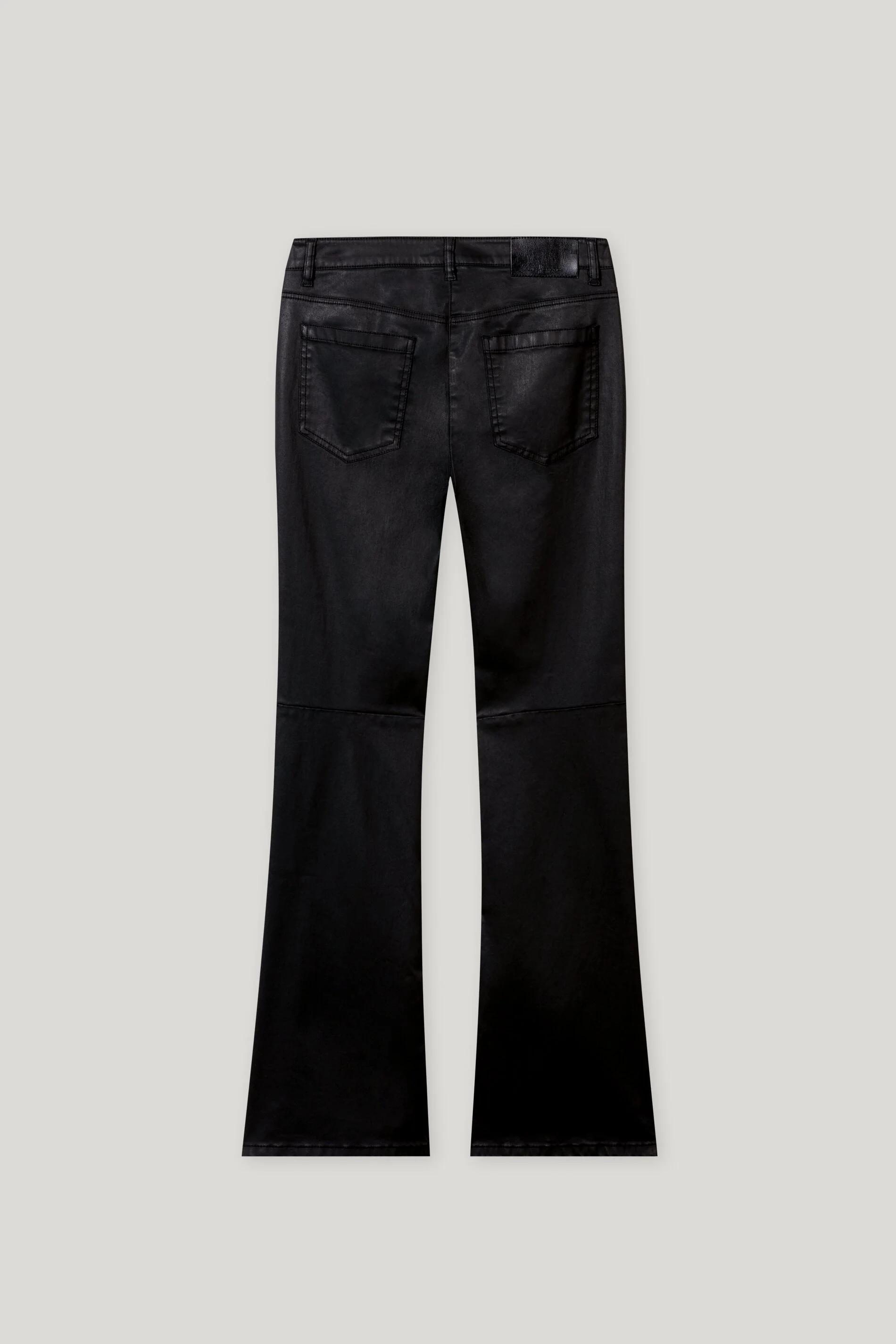Flared-Pants in Leder-Optik - deep black - Standard - Image 6