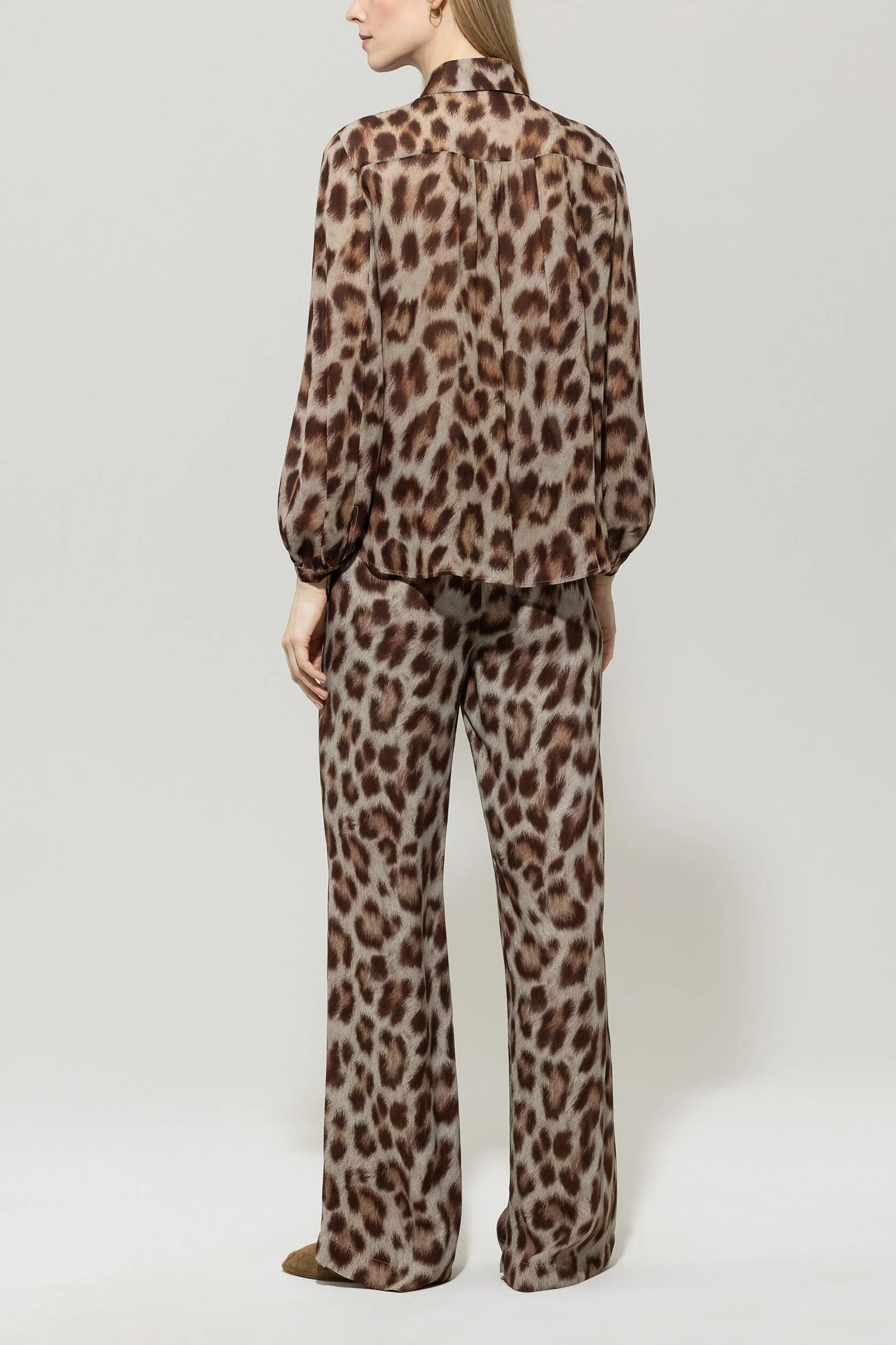Flared-Pants mit Animal-Print - multi - Standard - Image 3