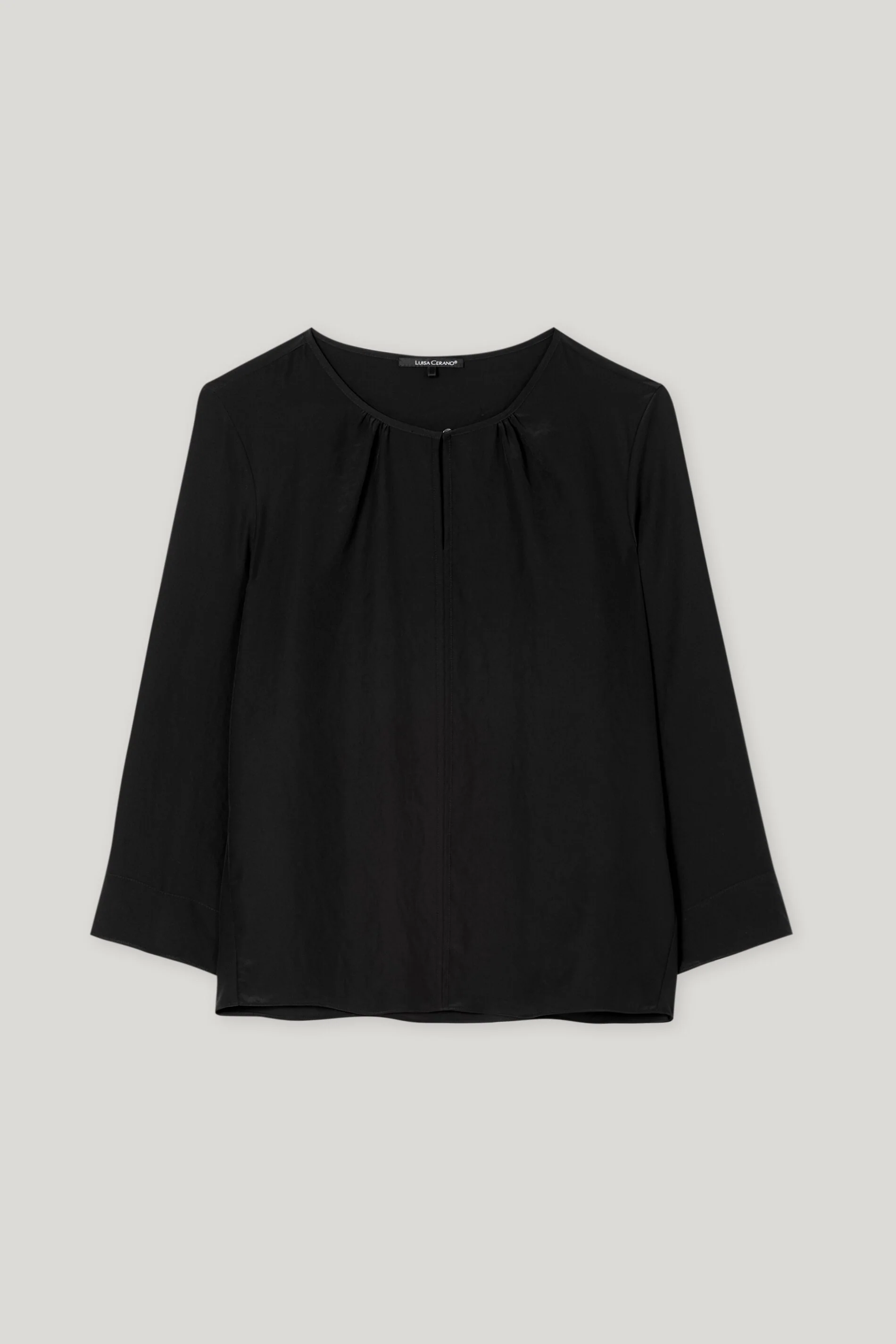 Fließendes Blusenshirt - black - Standard - Image 5