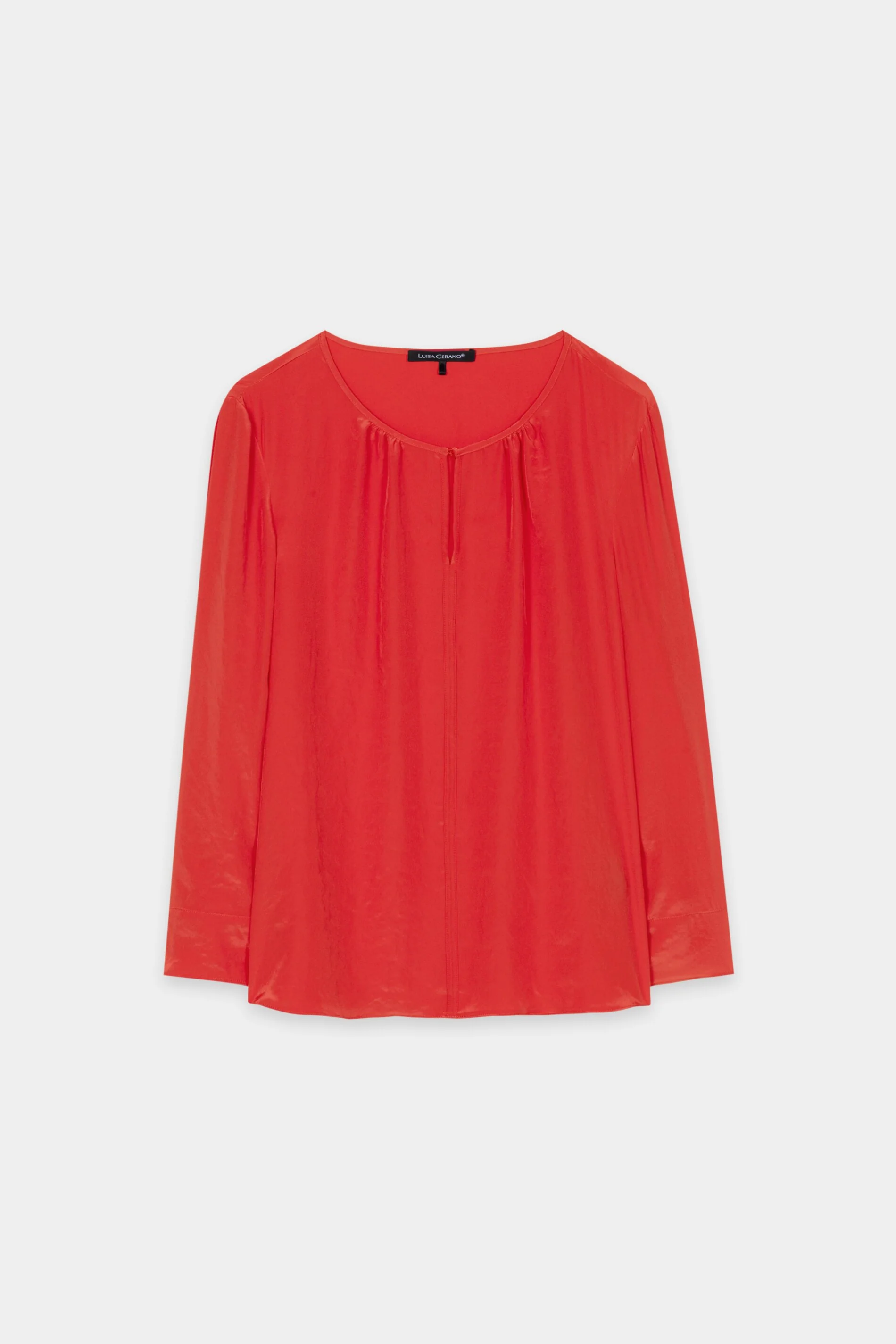 Fließendes Blusenshirt - cherry red - Standard - Image 5