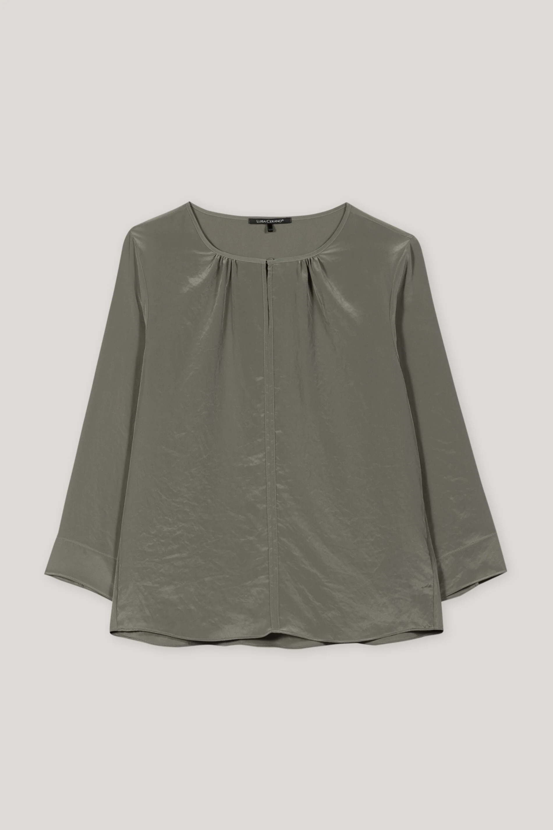 Fließendes Blusenshirt - cool khaki - Standard - Image 5
