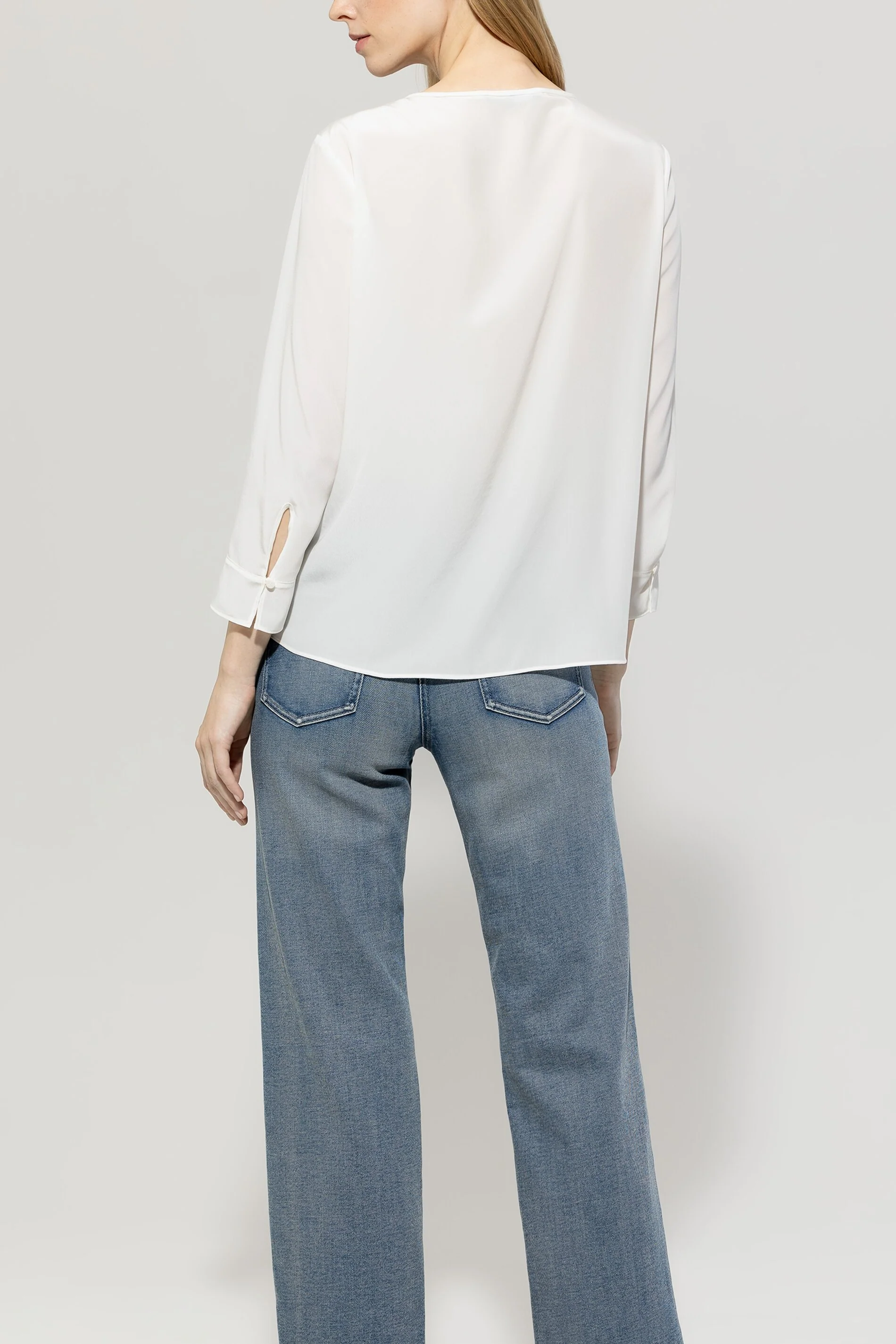 Fließendes Blusenshirt - off-white - Standard - Image 3