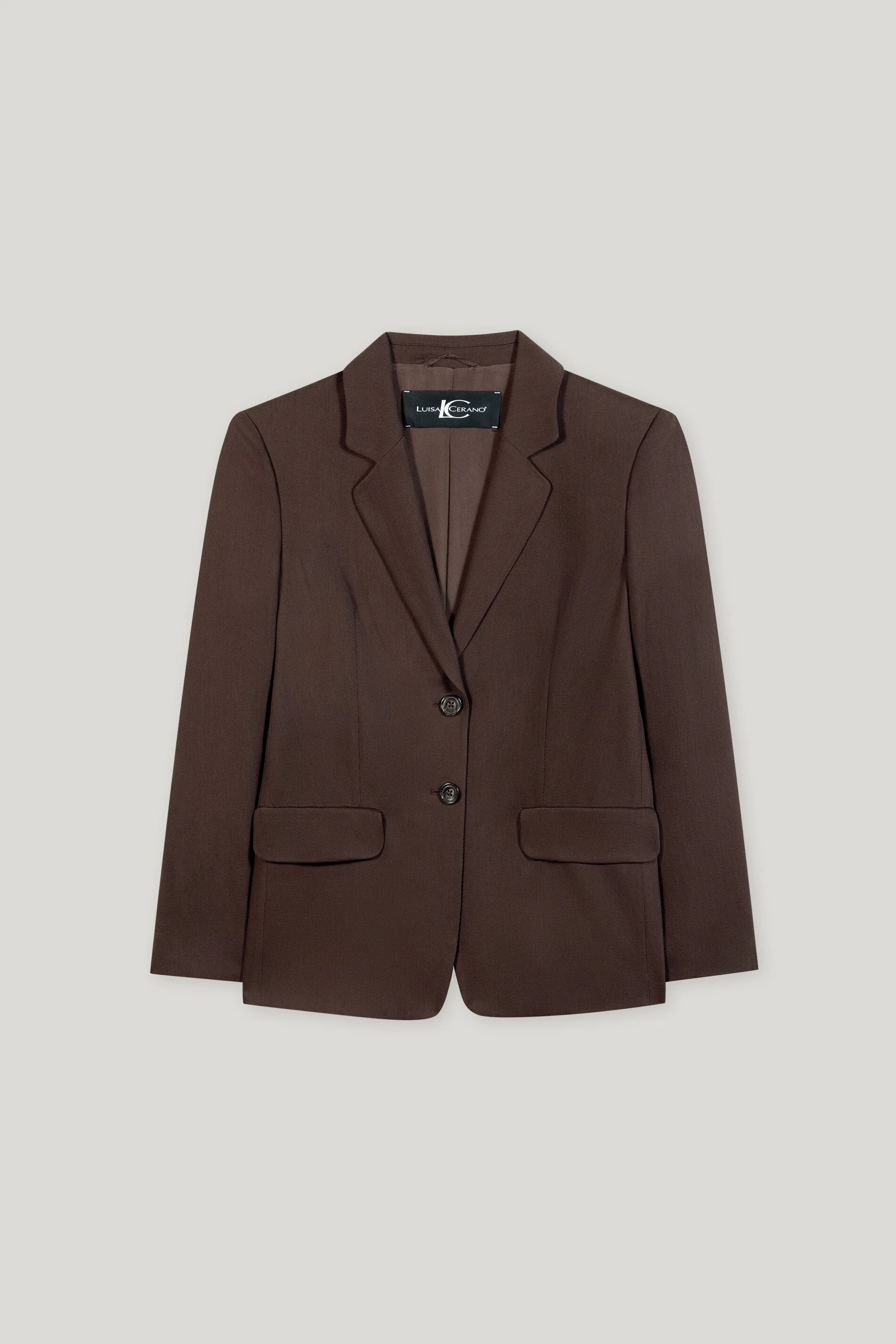 Gabardine-Blazer - espresso - Standard - Image 5