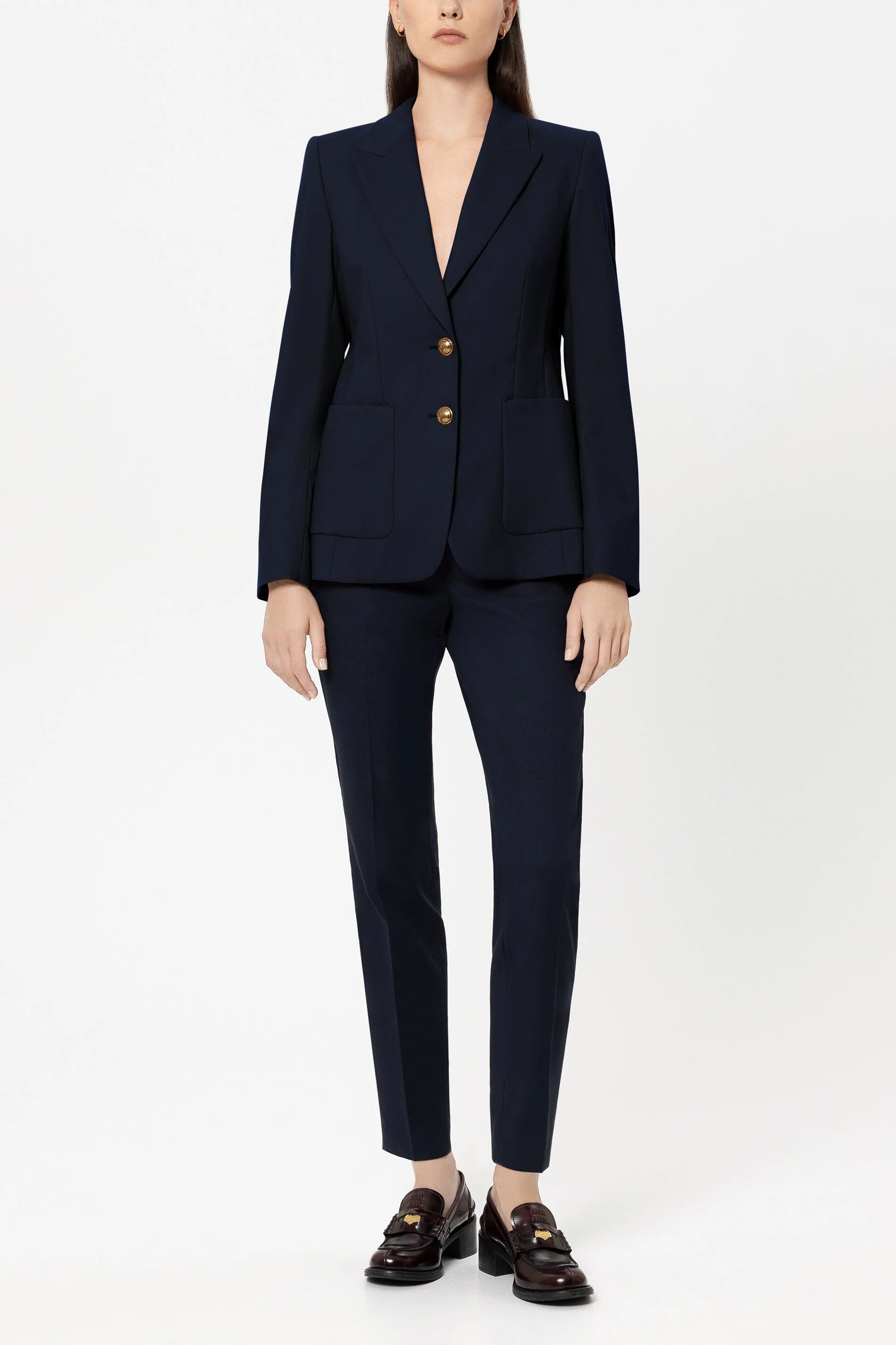 Gabardine-Blazer - navy blue - Standard