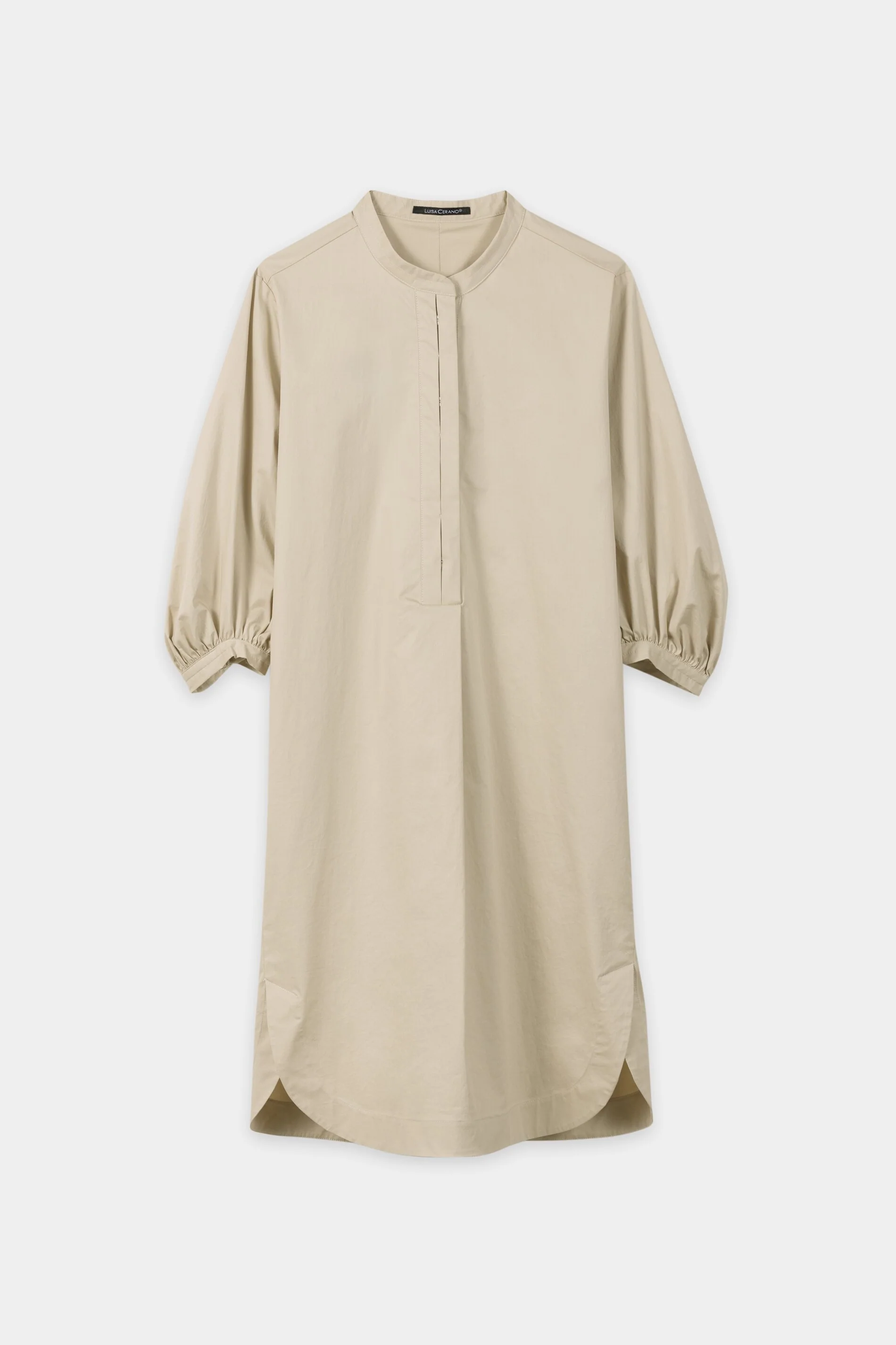 Gabardine-Hemdblusenkleid - sand - Standard - Image 5