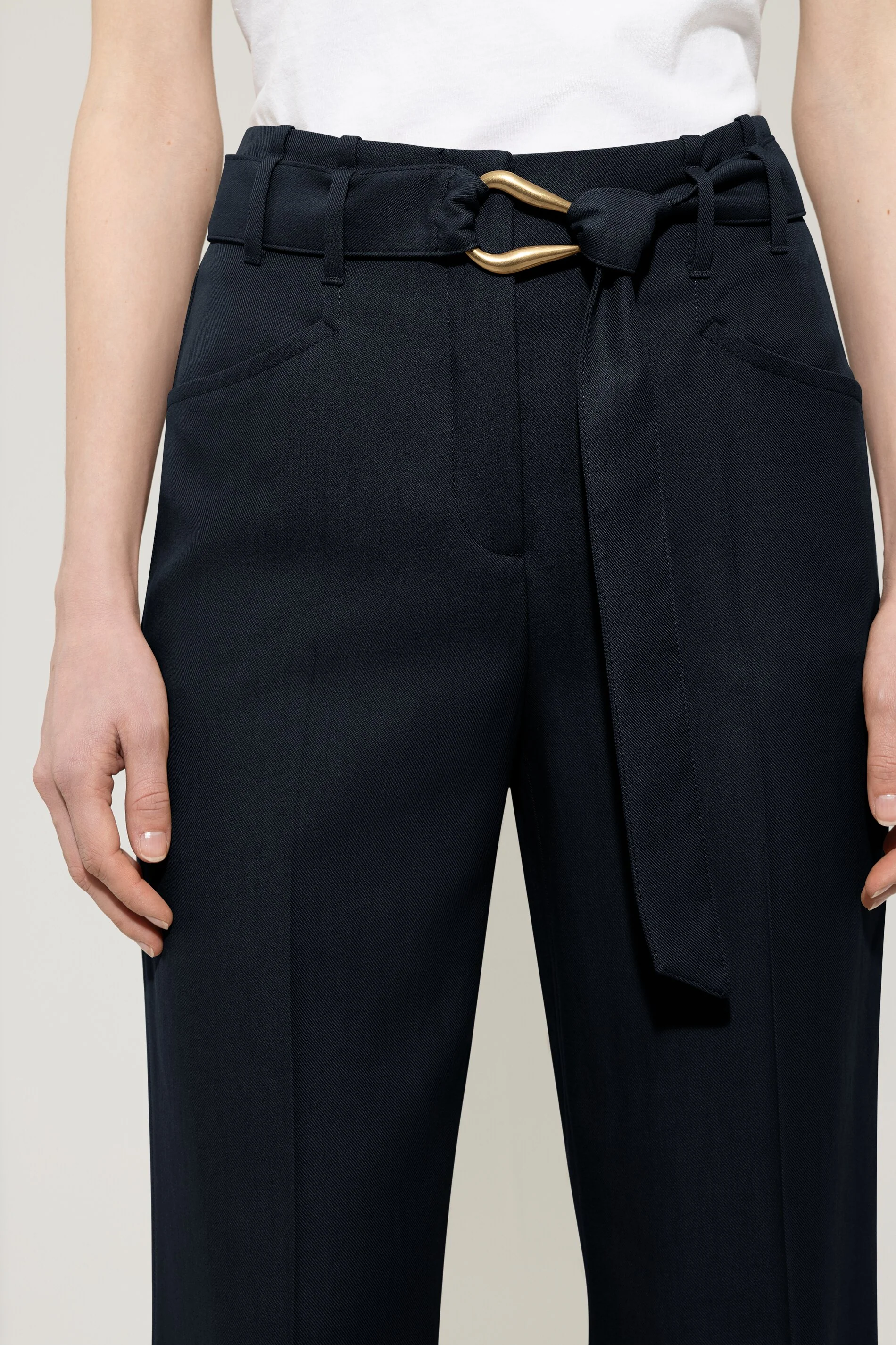 Gabardine-Tapered-Pants - dark blue - Standard - Image 4