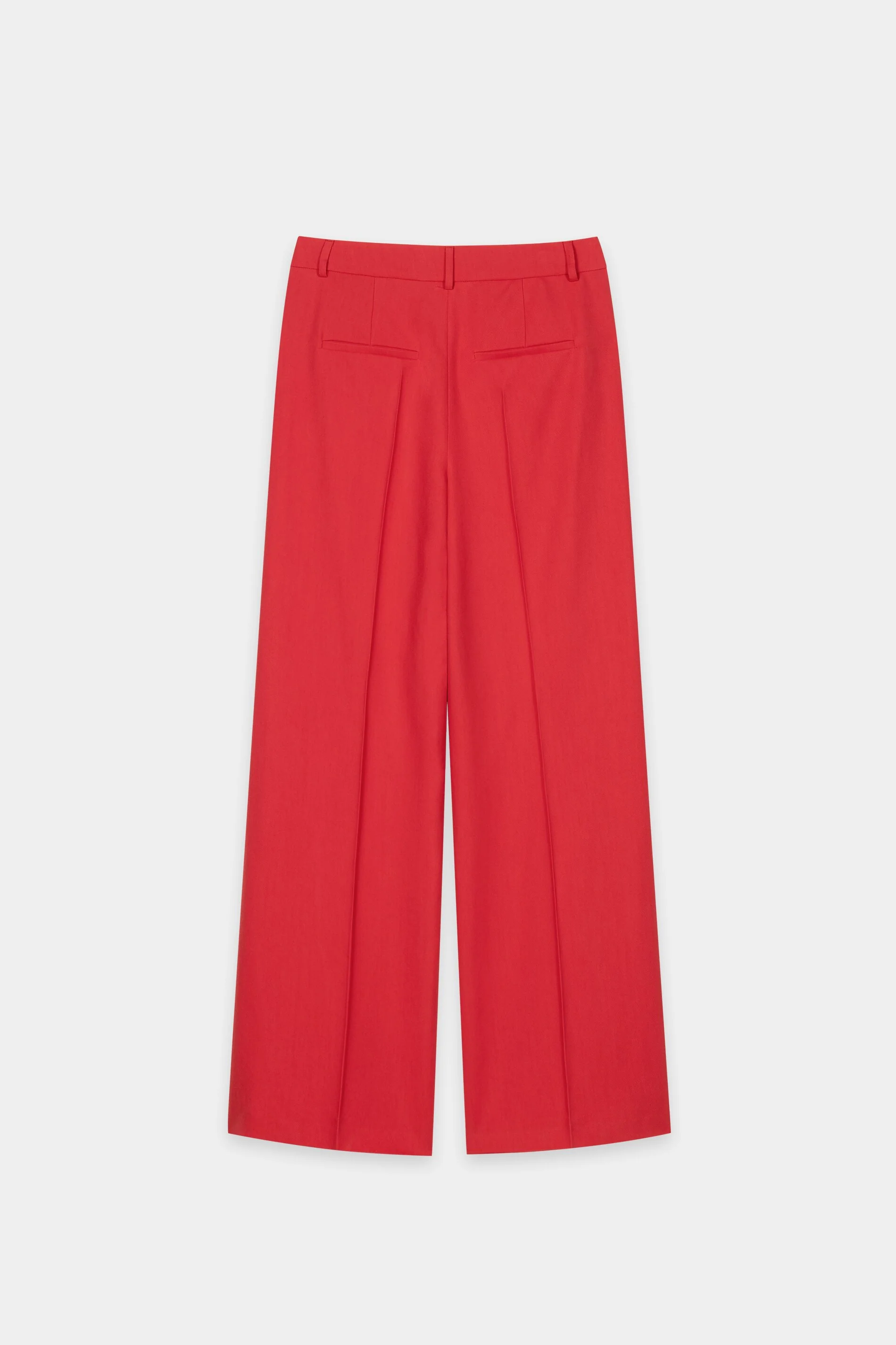 Gabardine-Wideleg-Pants - cherry red - Standard - Image 6