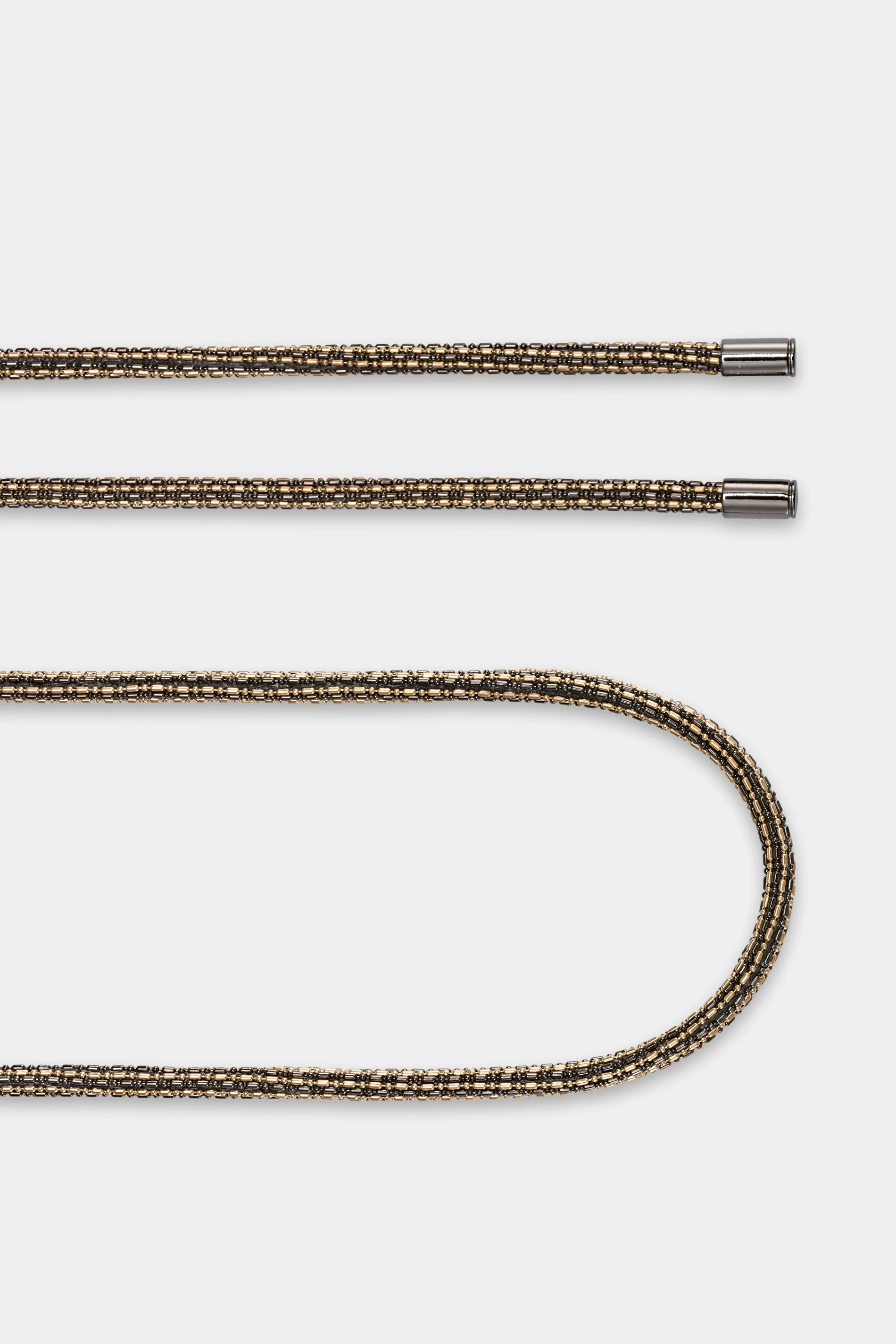 Gürtel mit Metallperlen - golden camel - Standard - Image 3