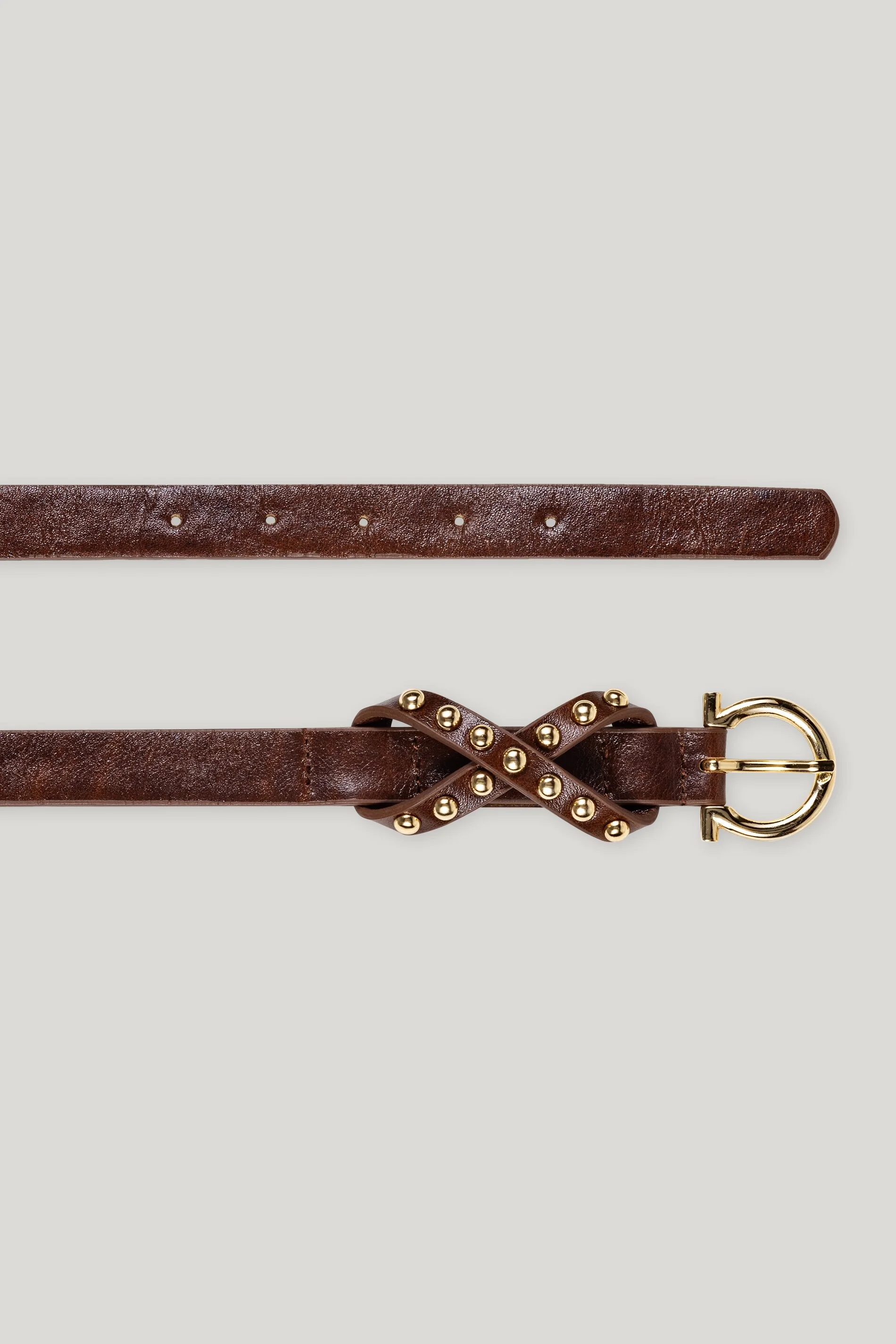 Gürtel mit Nieten-Details - brown - Standard - Image 3