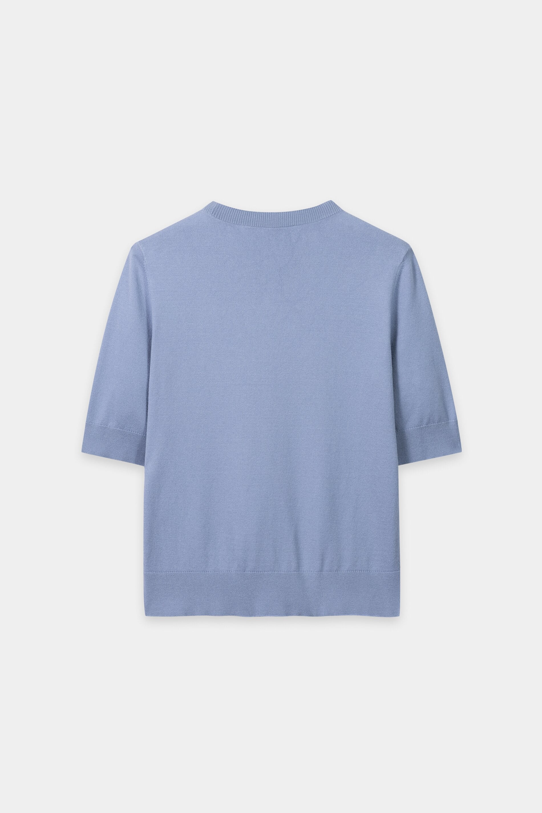 Halbarm-Feinstrick-Pullover - casual blue - Standard - Image 6