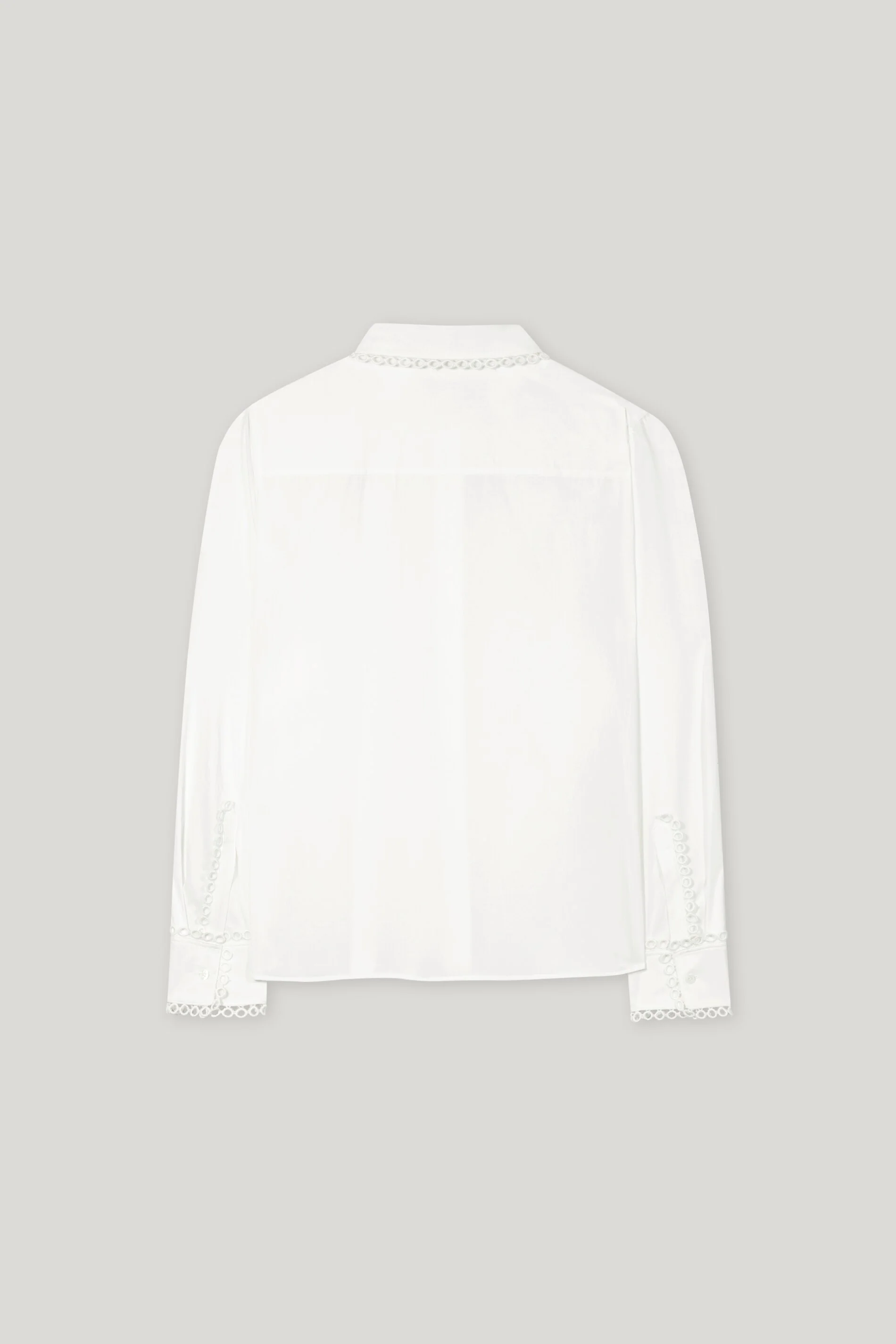 Hemdbluse aus Baumwoll-Voile - off white - Standard - Image 6