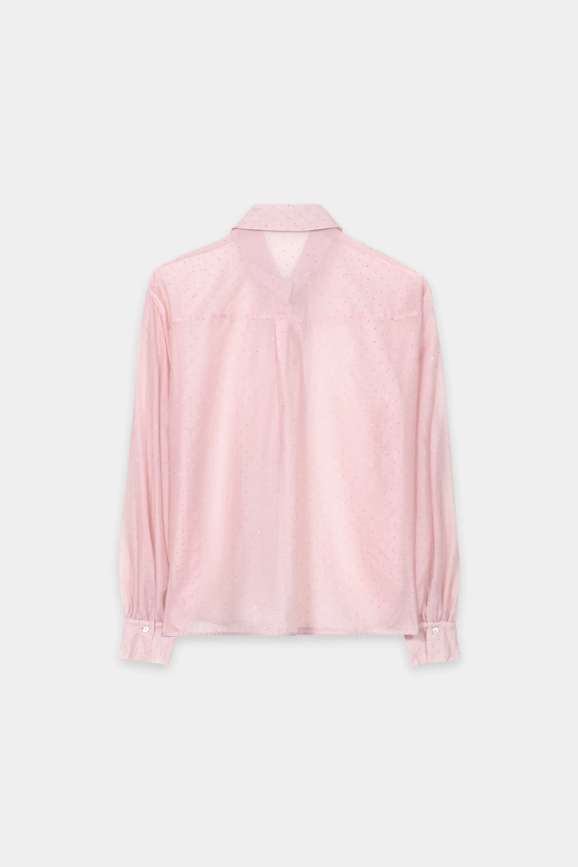 Hemdbluse mit Glitzersteinen - creamy blush - Standard - Image 6