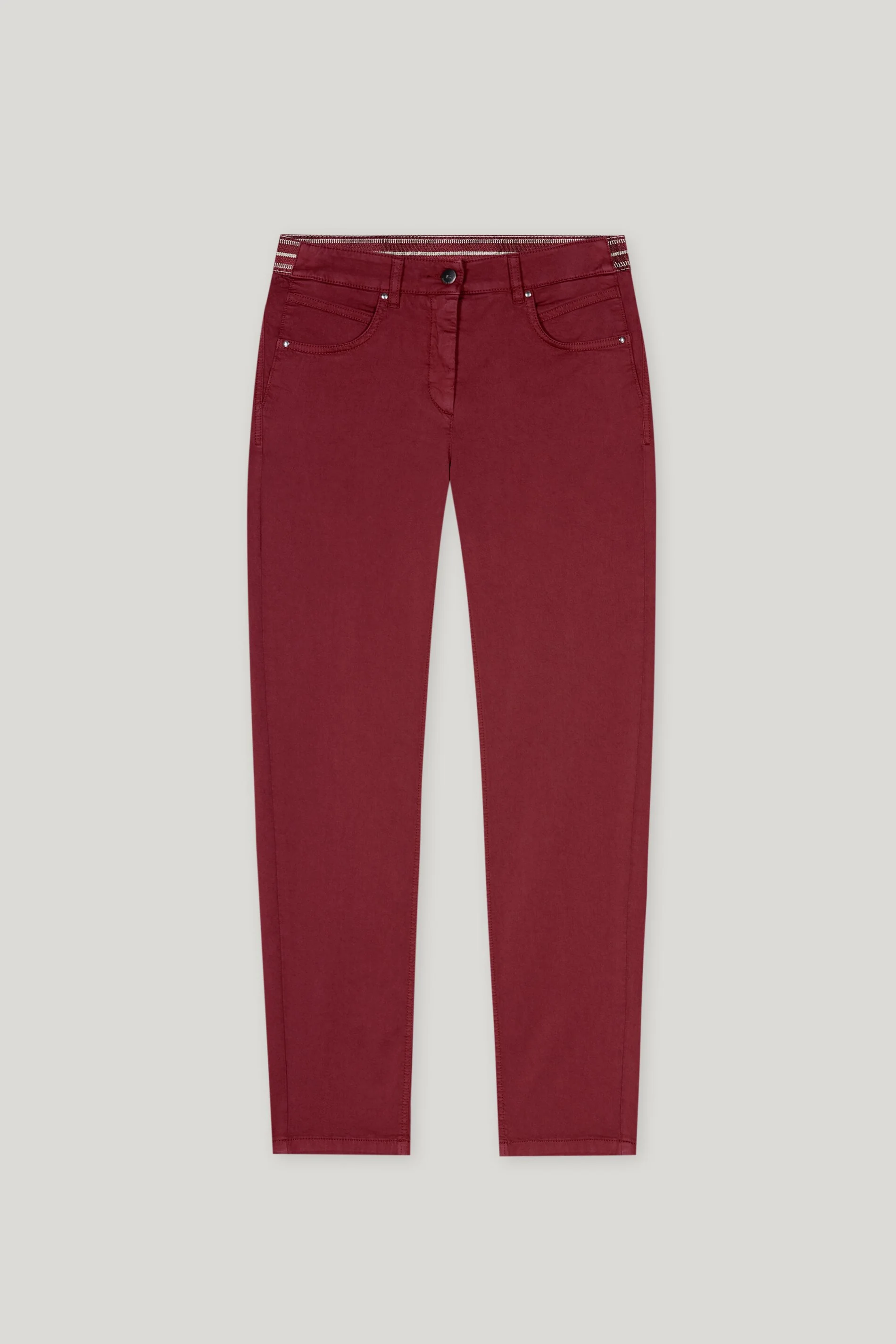 High-Stretch-Colour-Denim - berry red - Standard - Image 5