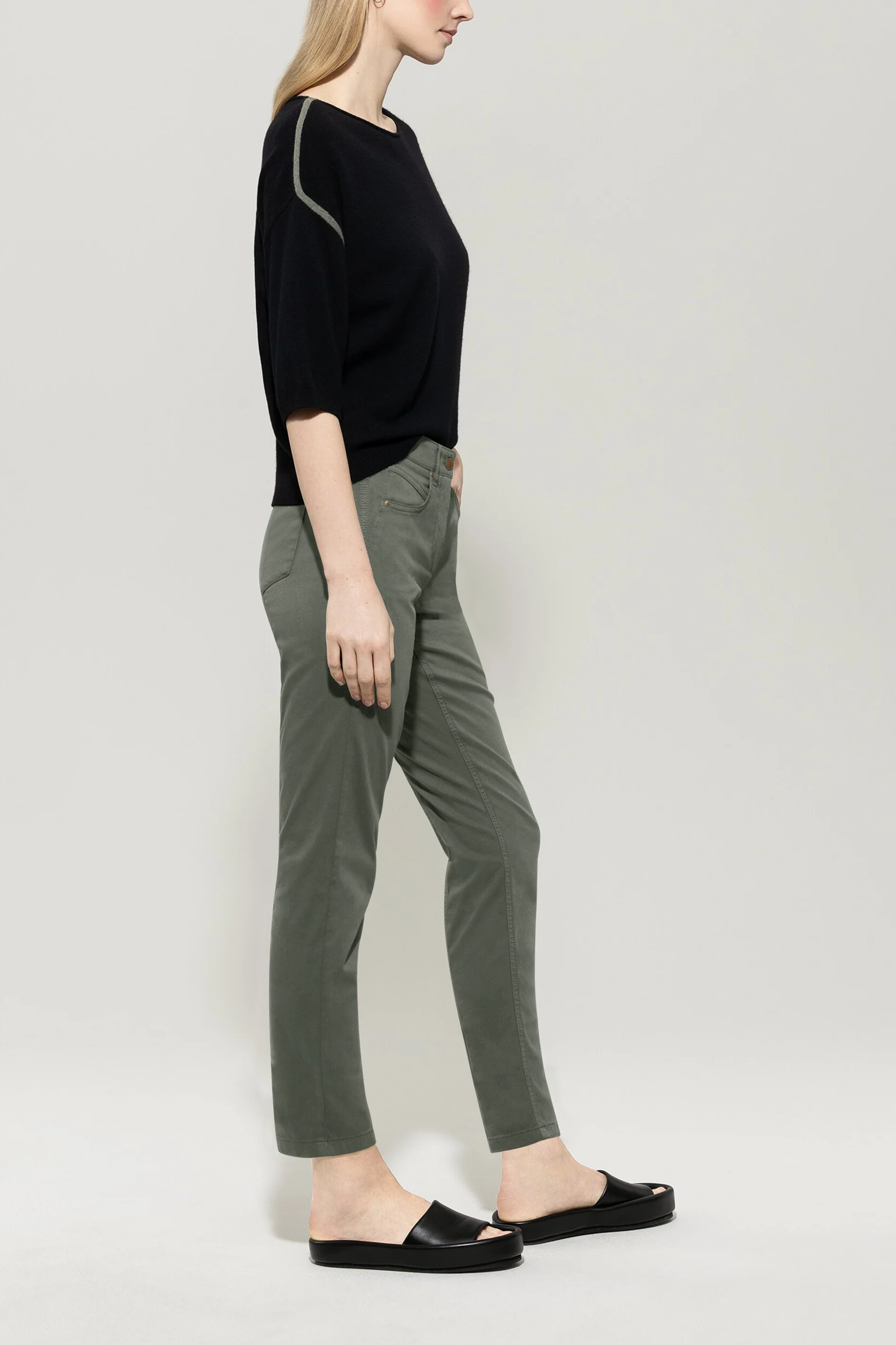 High-Stretch-Colour-Denim - cool khaki - Standard - Image 2