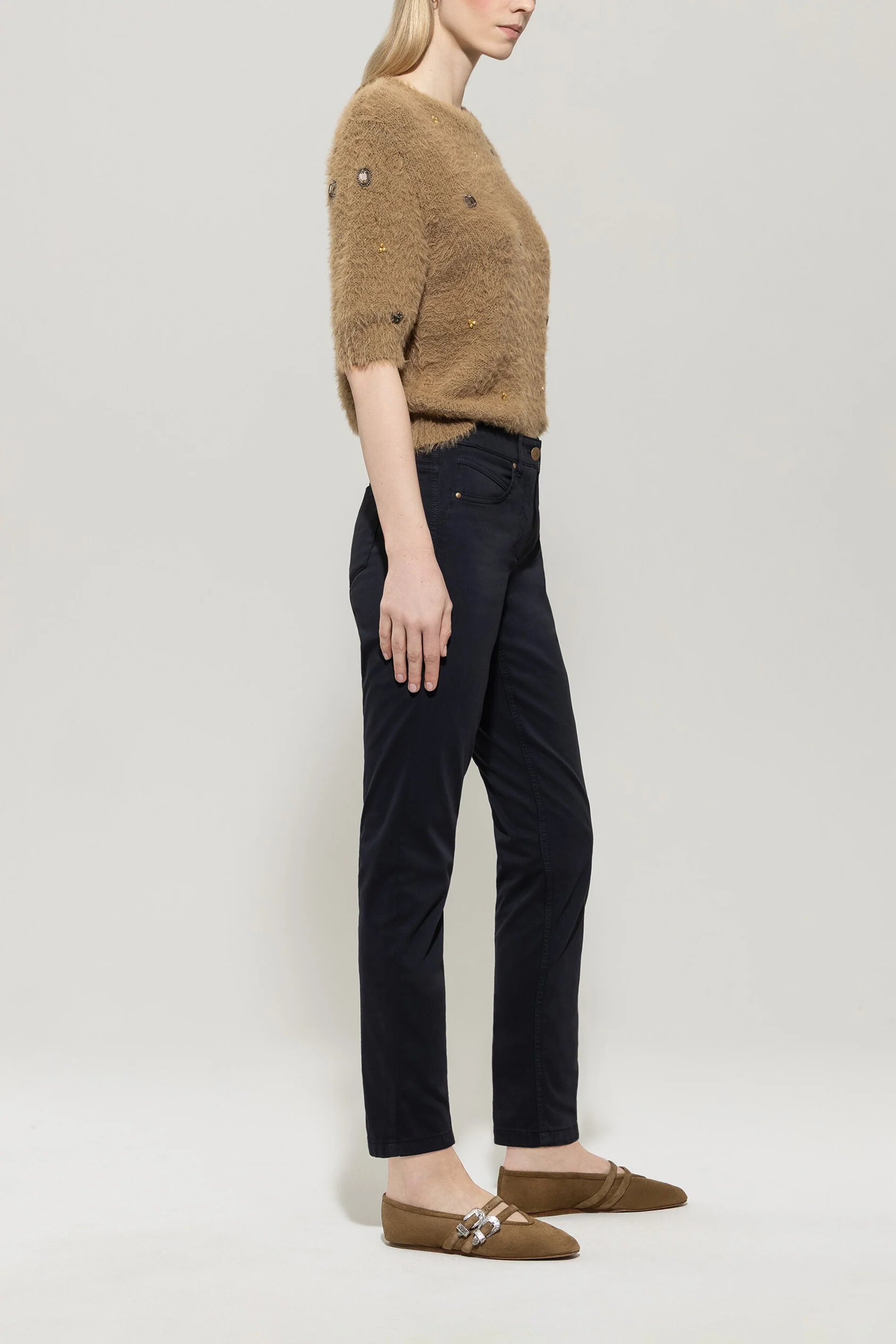 High-Stretch-Colour-Denim - dark blue - Standard - Image 2