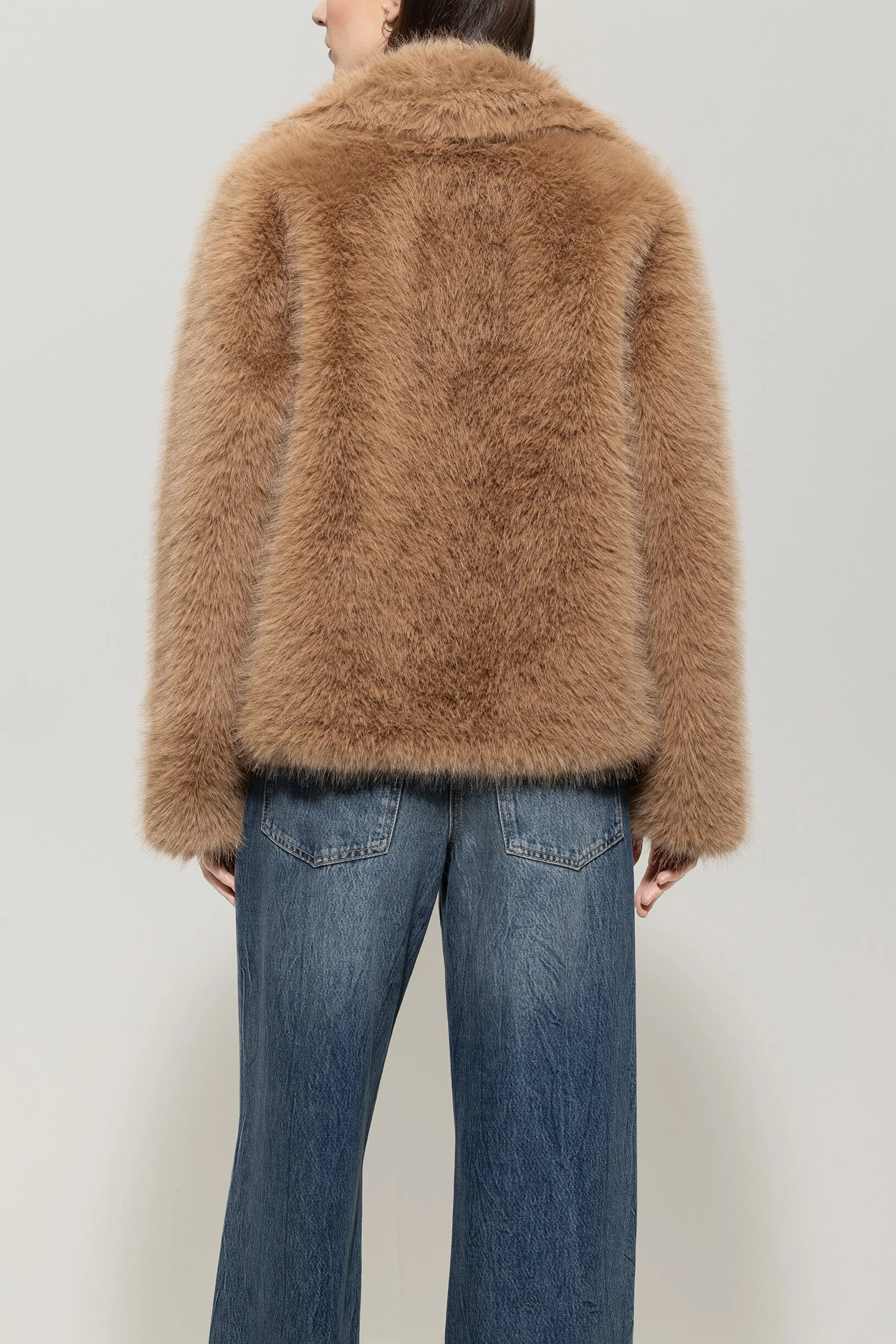 Jacke in Fell-Optik - light walnut - Standard - Image 3
