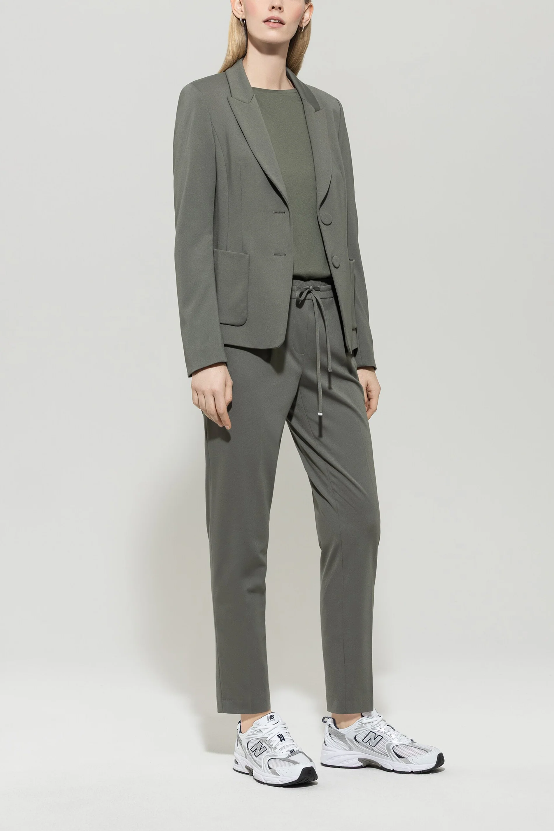 Joggpants aus Punto-Milano - cool khaki - Standard