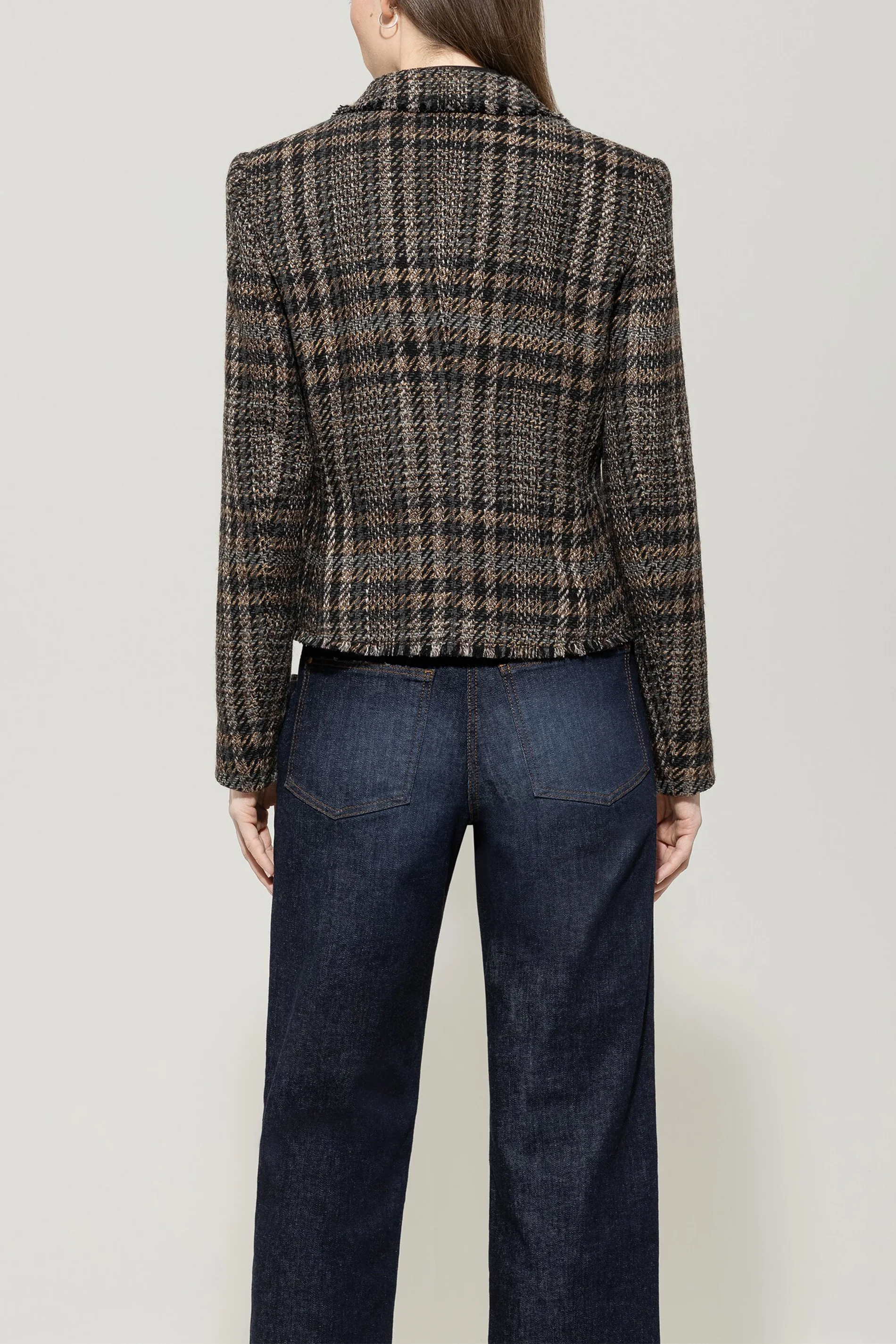 Karo-Ein-Knopf-Blazer - multi - Standard - Image 3