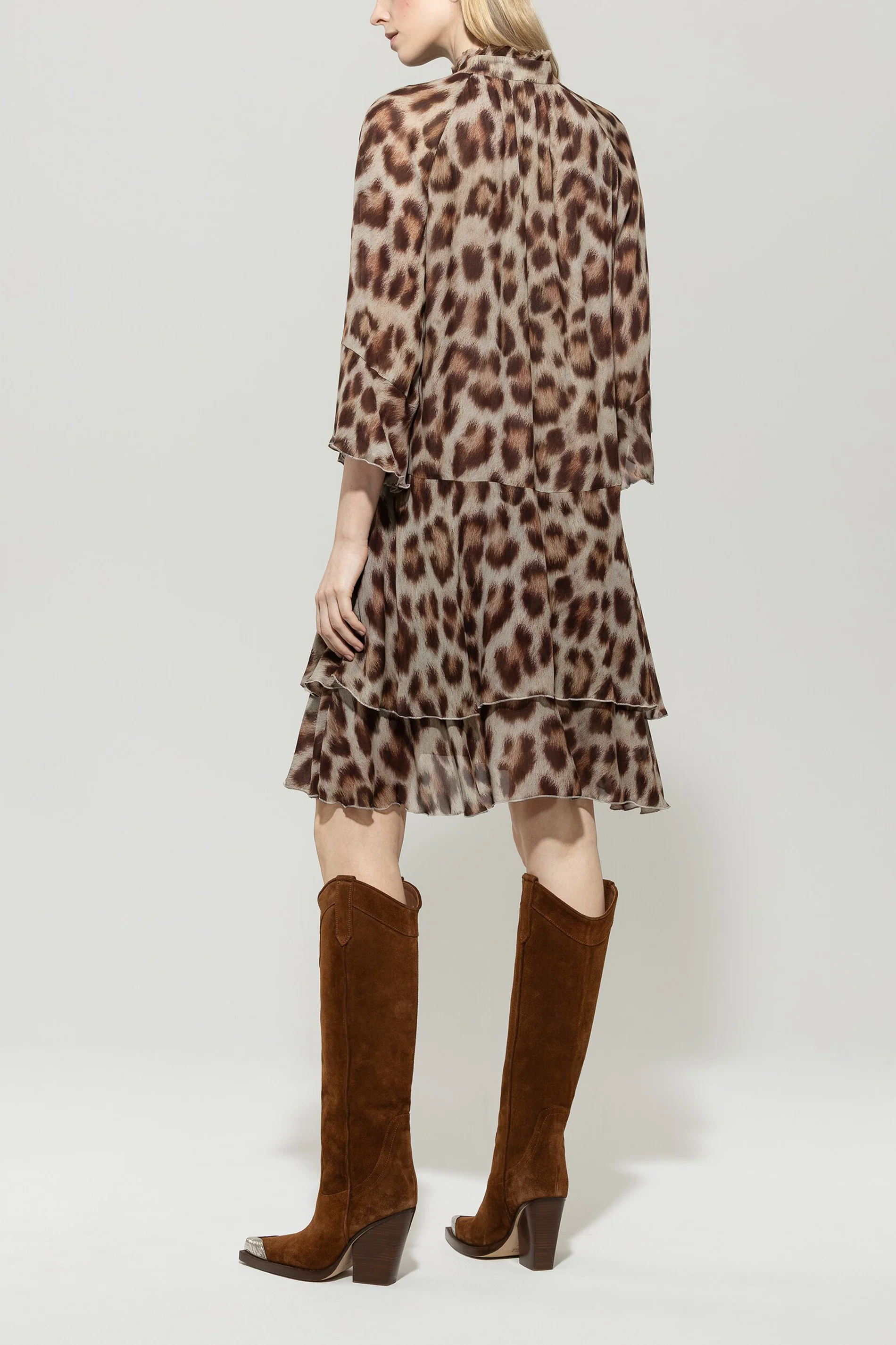 Kleid mit Animal-Print - multi - Standard - Image 3