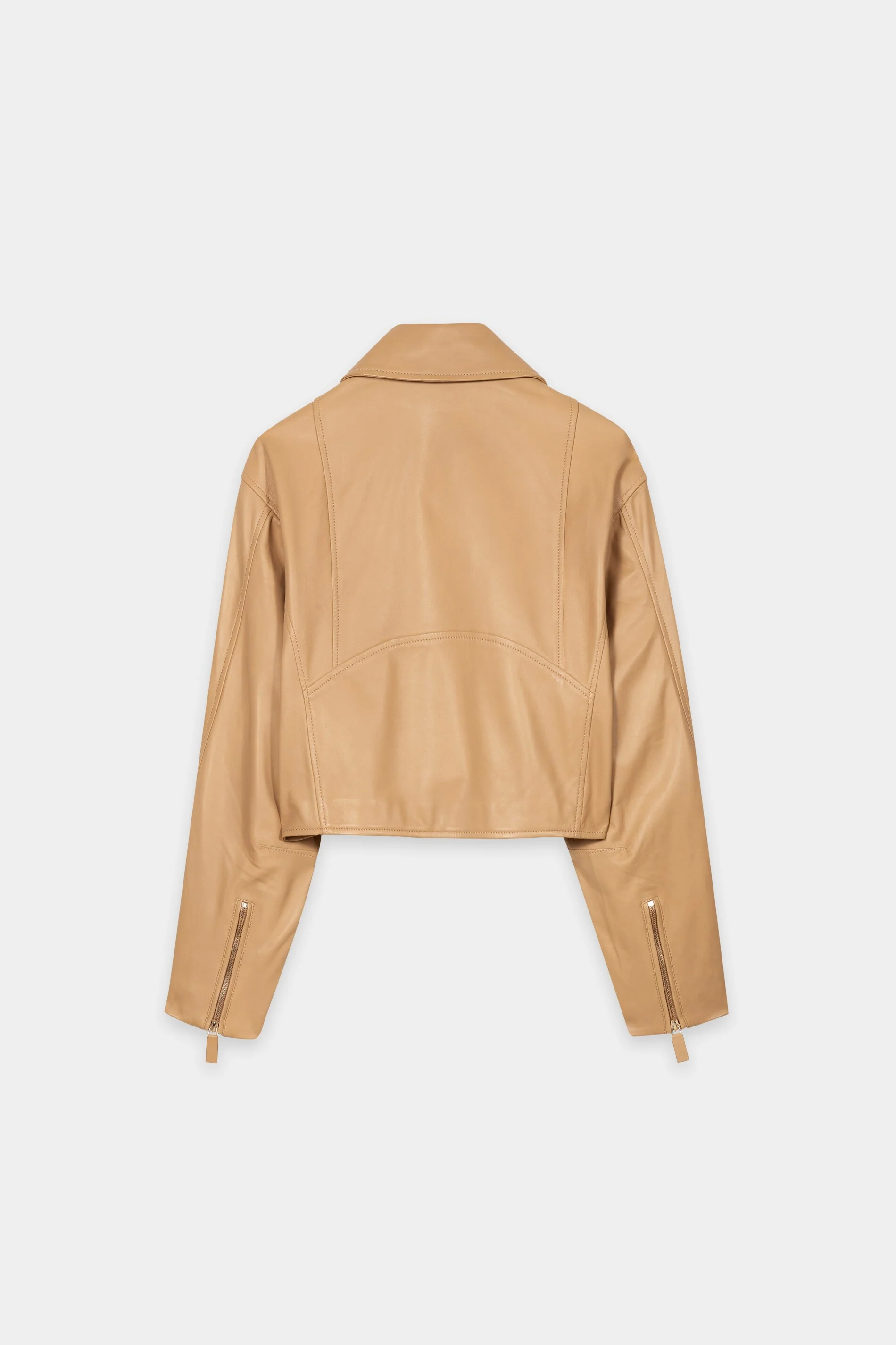 Lammnappa-Lederjacke - golden camel - Standard - Image 6