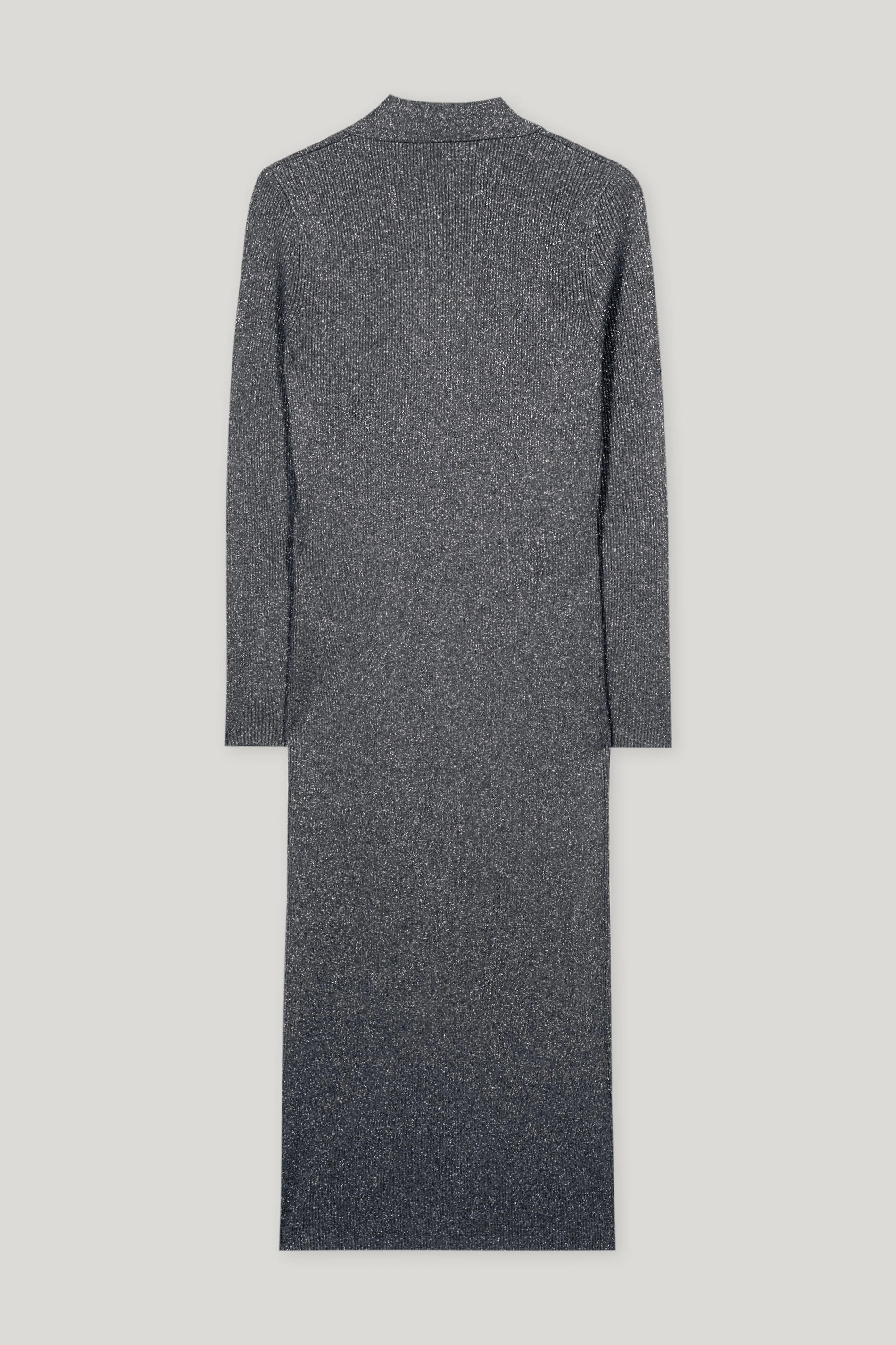 Langarm-Kleid aus Woll-Mix - urban grey - Standard - Image 6
