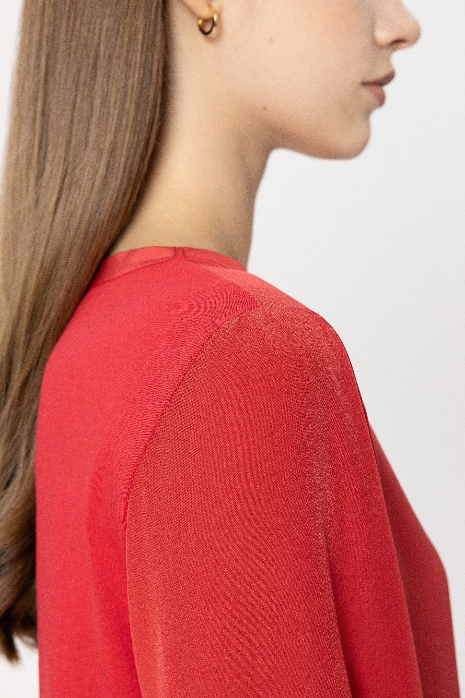 Langarm-Shirt mit Patch - cherry red - Standard - Image 4