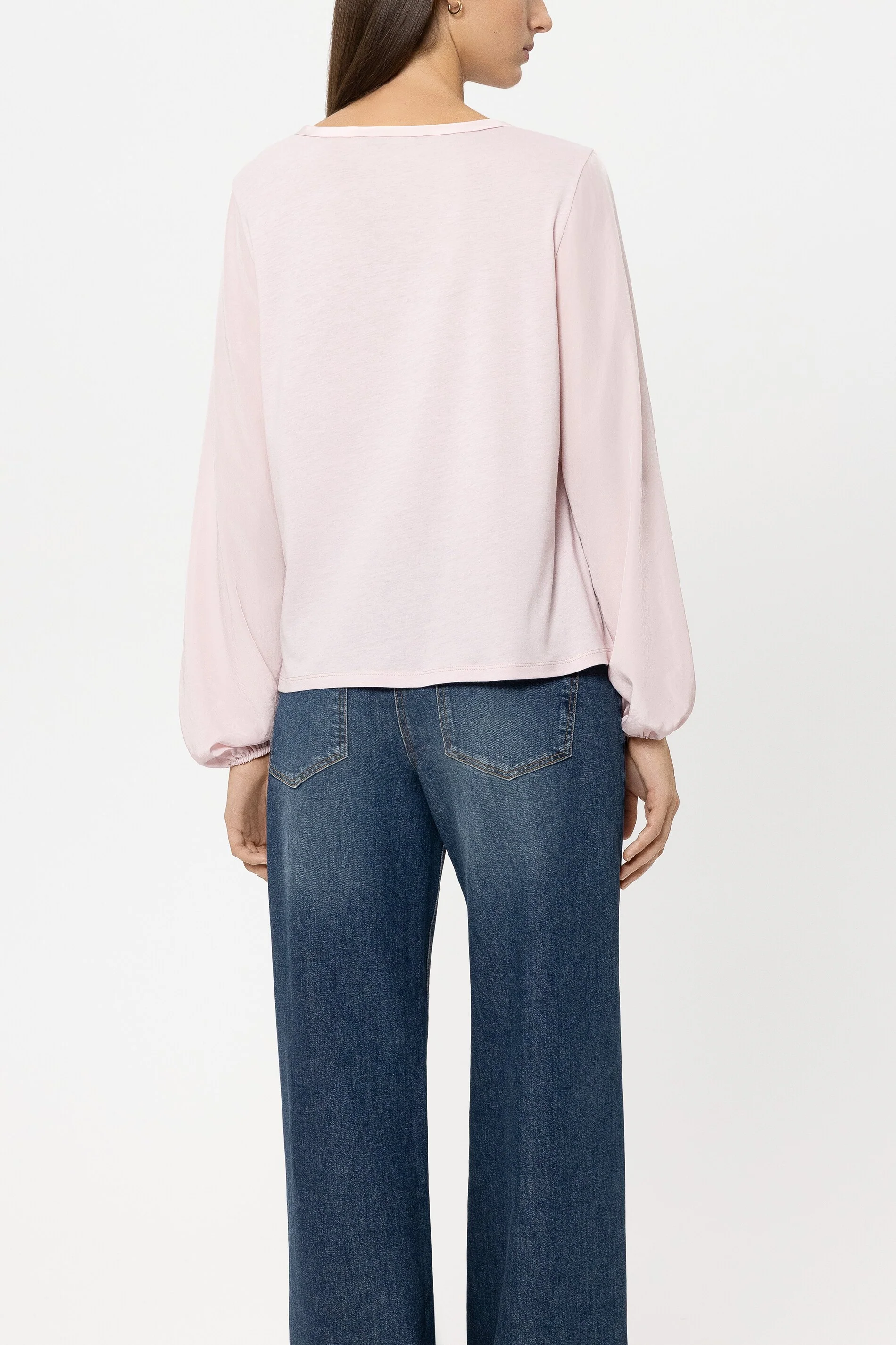 Langarm-Shirt mit Patch - creamy blush - Standard - Image 3