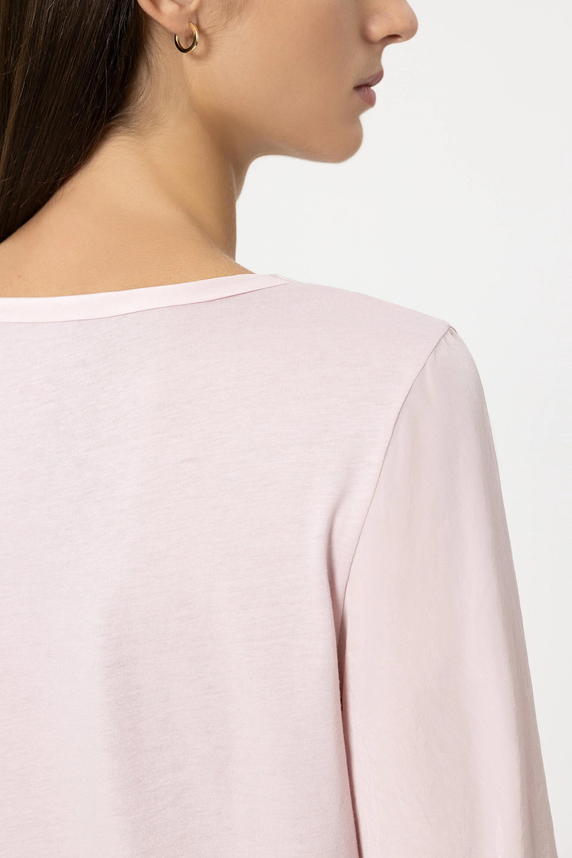 Langarm-Shirt mit Patch - creamy blush - Standard - Image 4