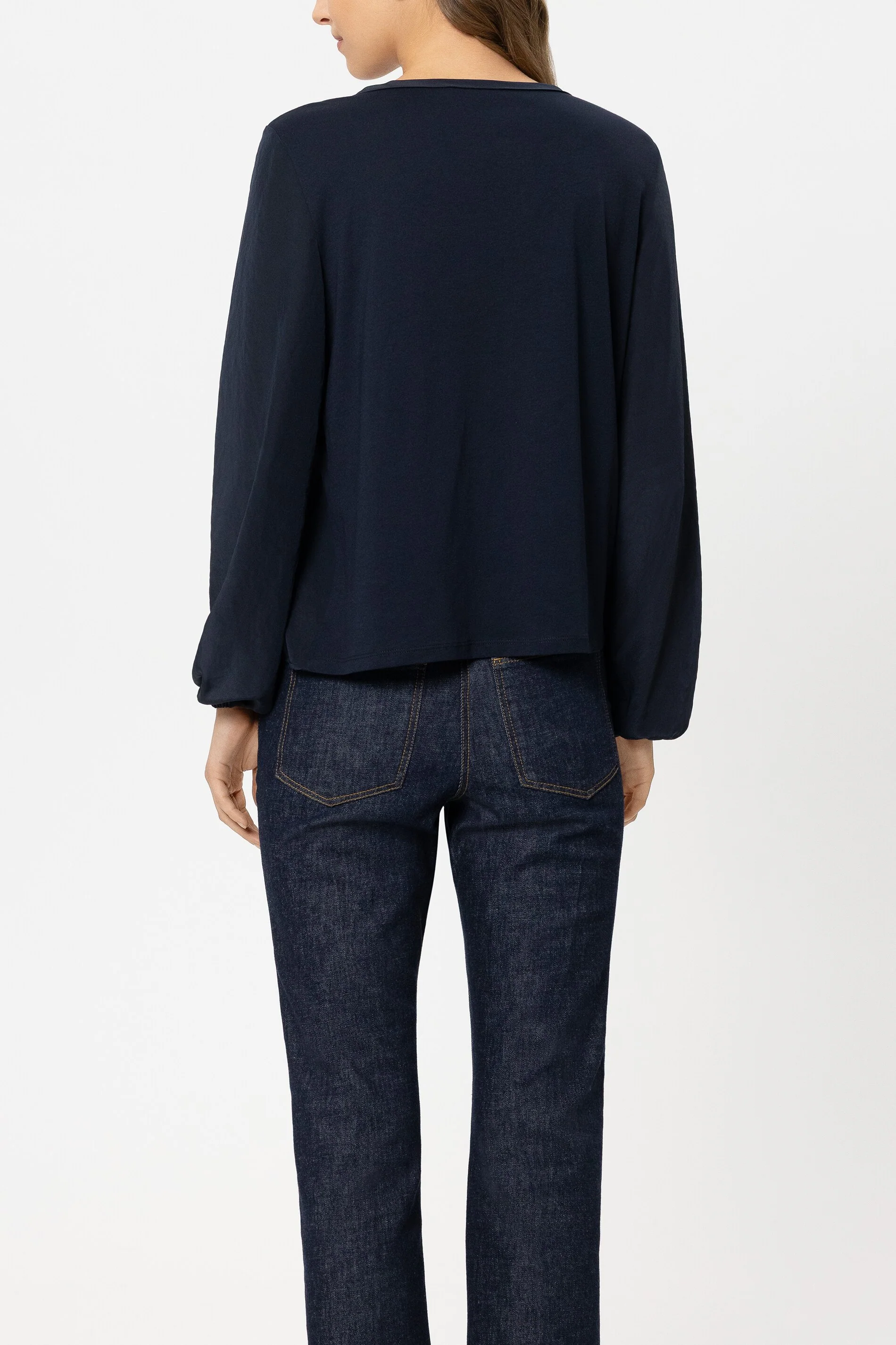 Langarm-Shirt mit Patch - navy blue - Standard - Image 3
