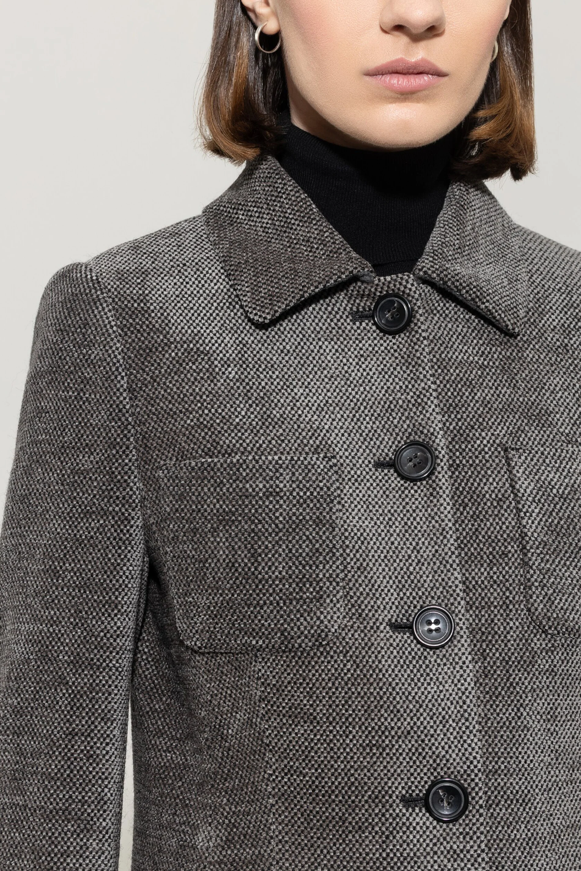 Langer Blazer in Tweed-Optik - multi - Standard - Image 4