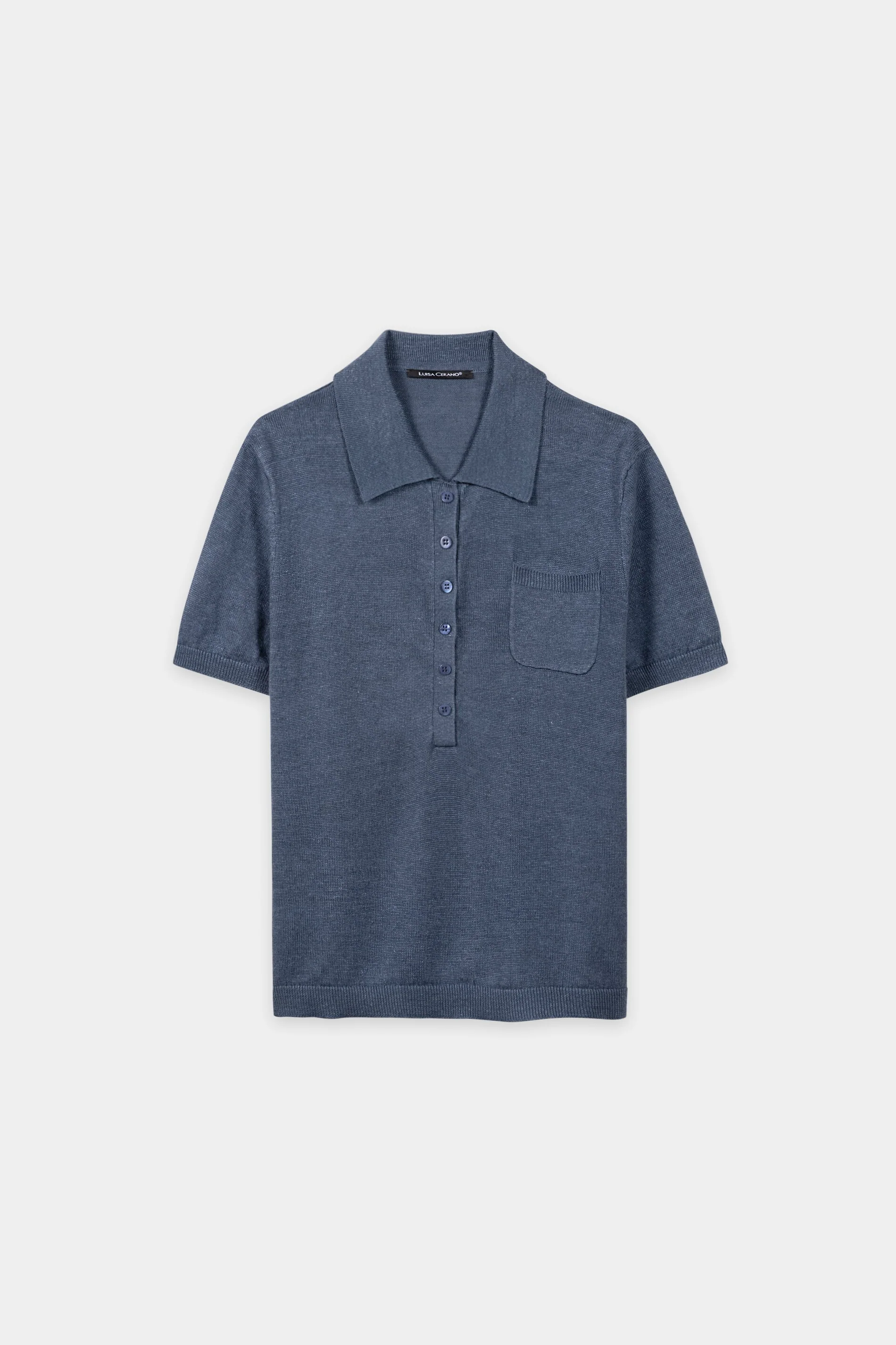 Leinen-Polo - tinted blue - Standard - Image 5