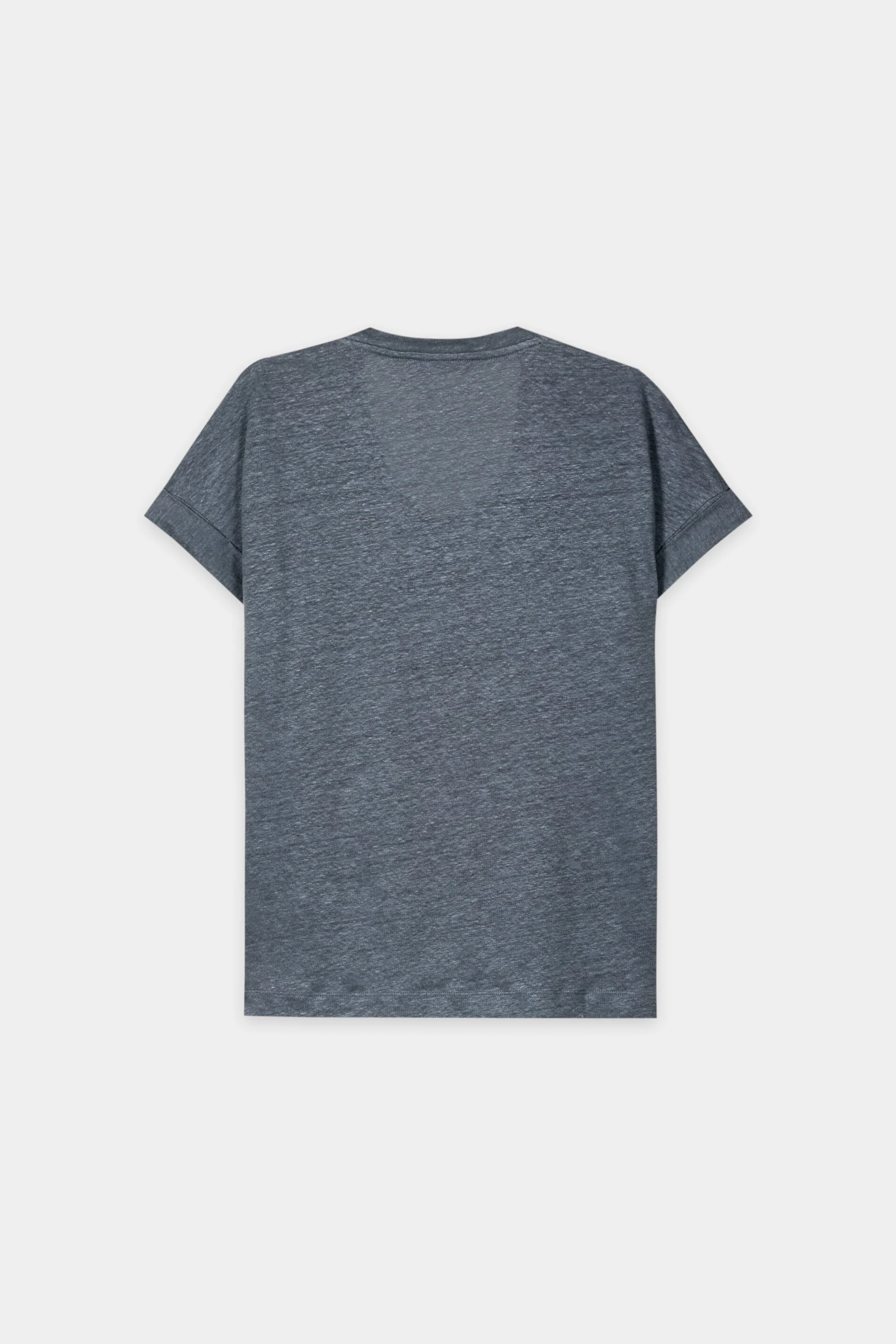 Leinen-T-Shirt - tinted blue - Standard - Image 6