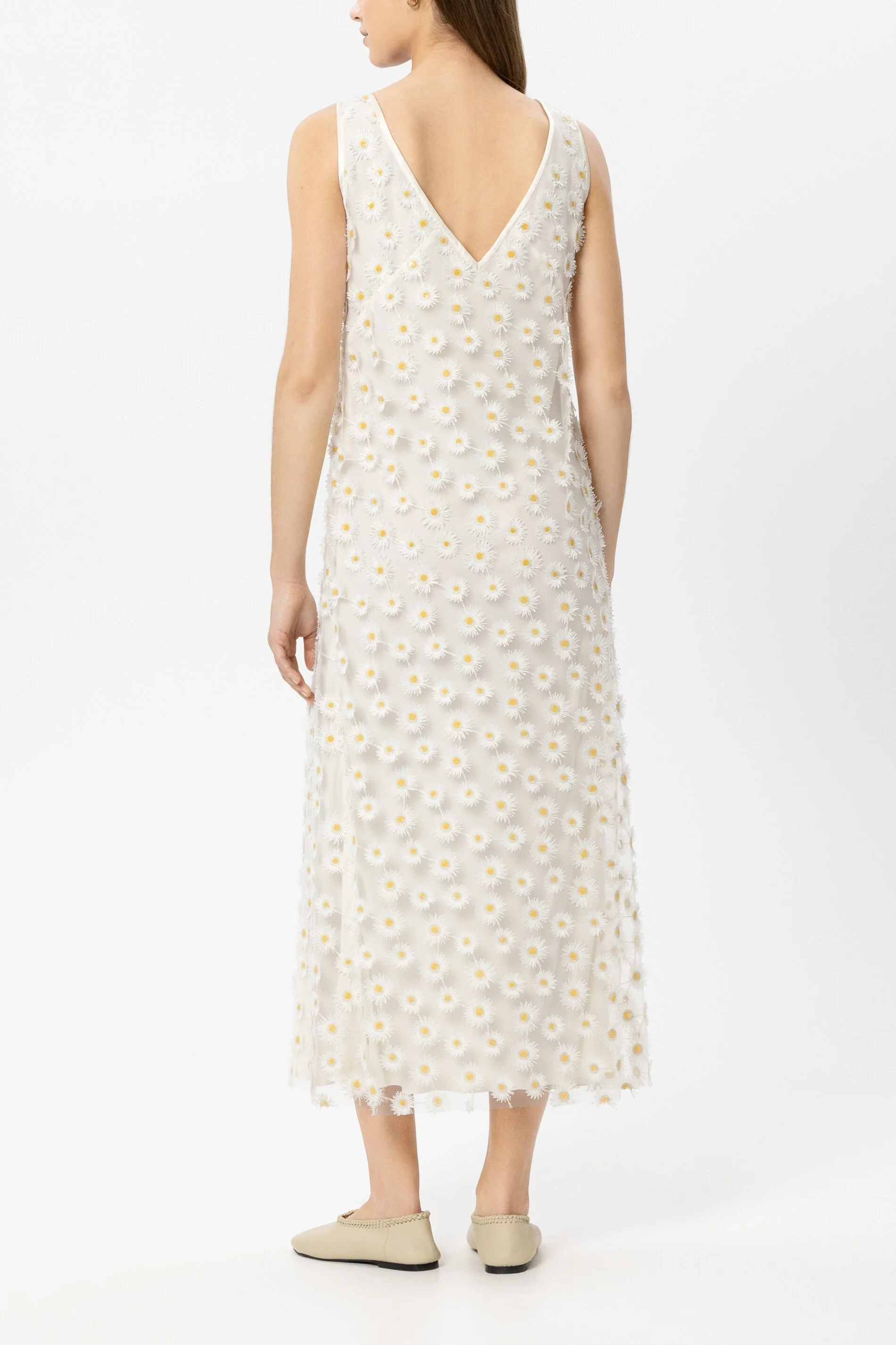 Maxikleid mit Blüten - white - Standard - Image 3