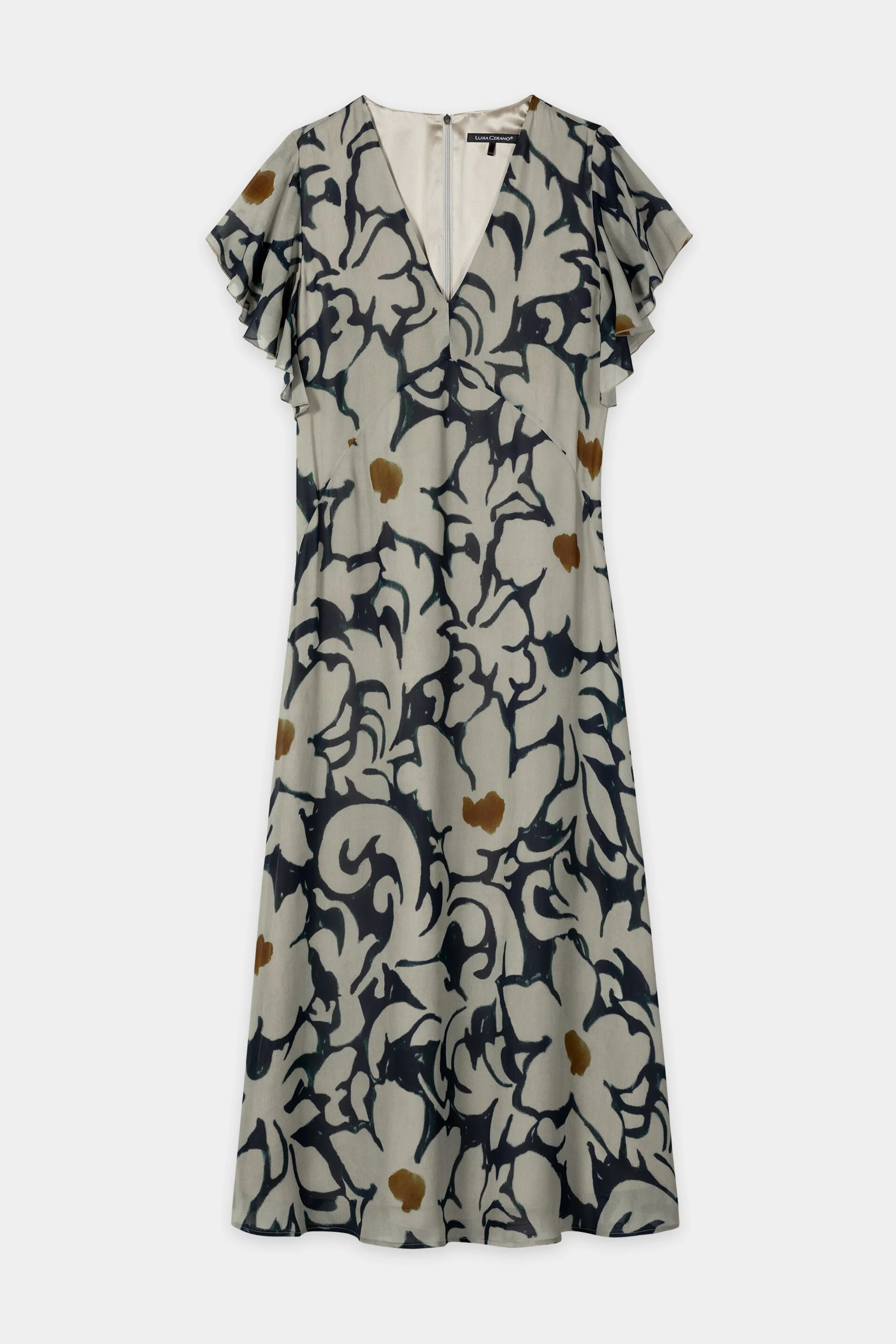 Maxikleid mit Flower-Print - tinted blue / multi - Standard - Image 5