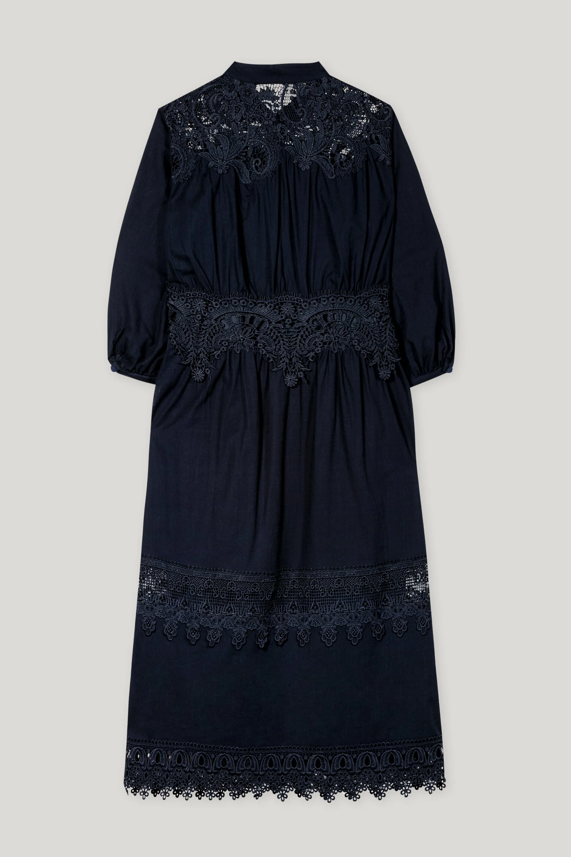 Maxikleid mit Spitzendetails - dark blue - Standard - Image 6