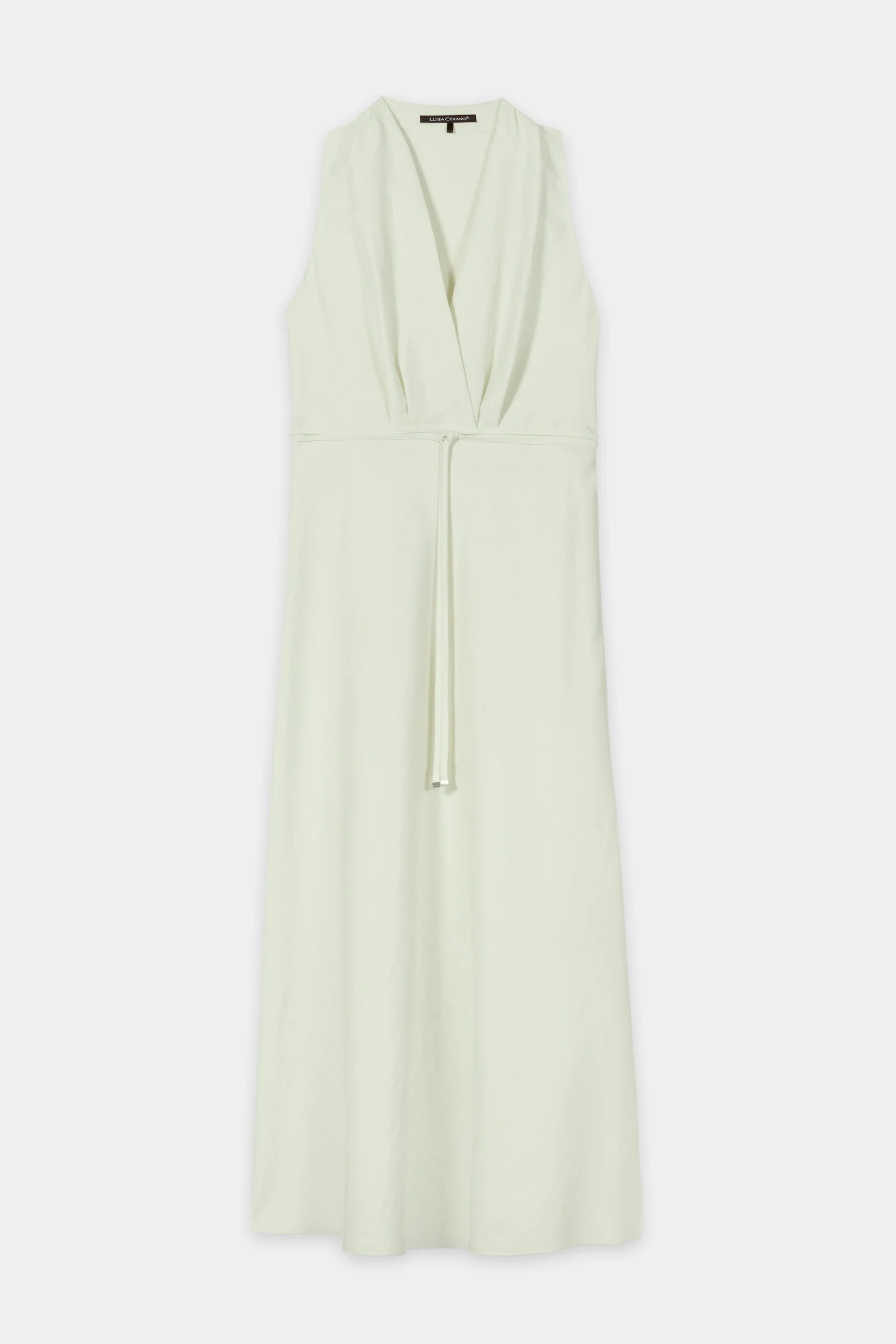 Midikleid aus Leinen-Mix - pistachio - Standard - Image 5