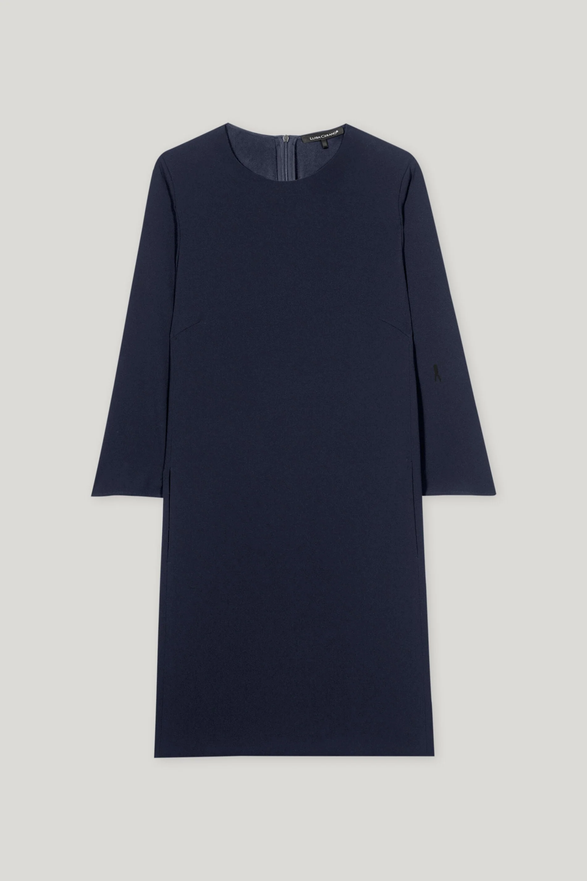 Midikleid aus Techno-Sablé - dark navy - Standard - Image 5