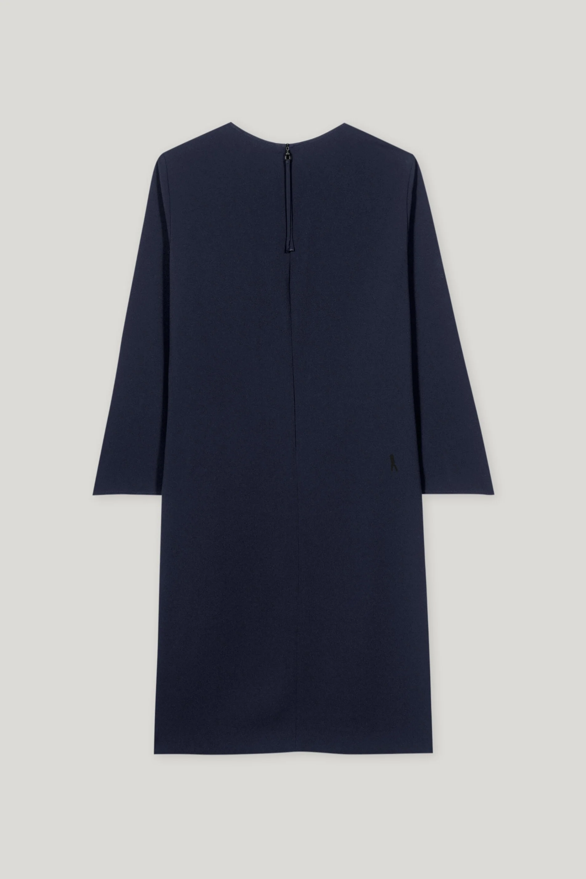 Midikleid aus Techno-Sablé - dark navy - Standard - Image 6