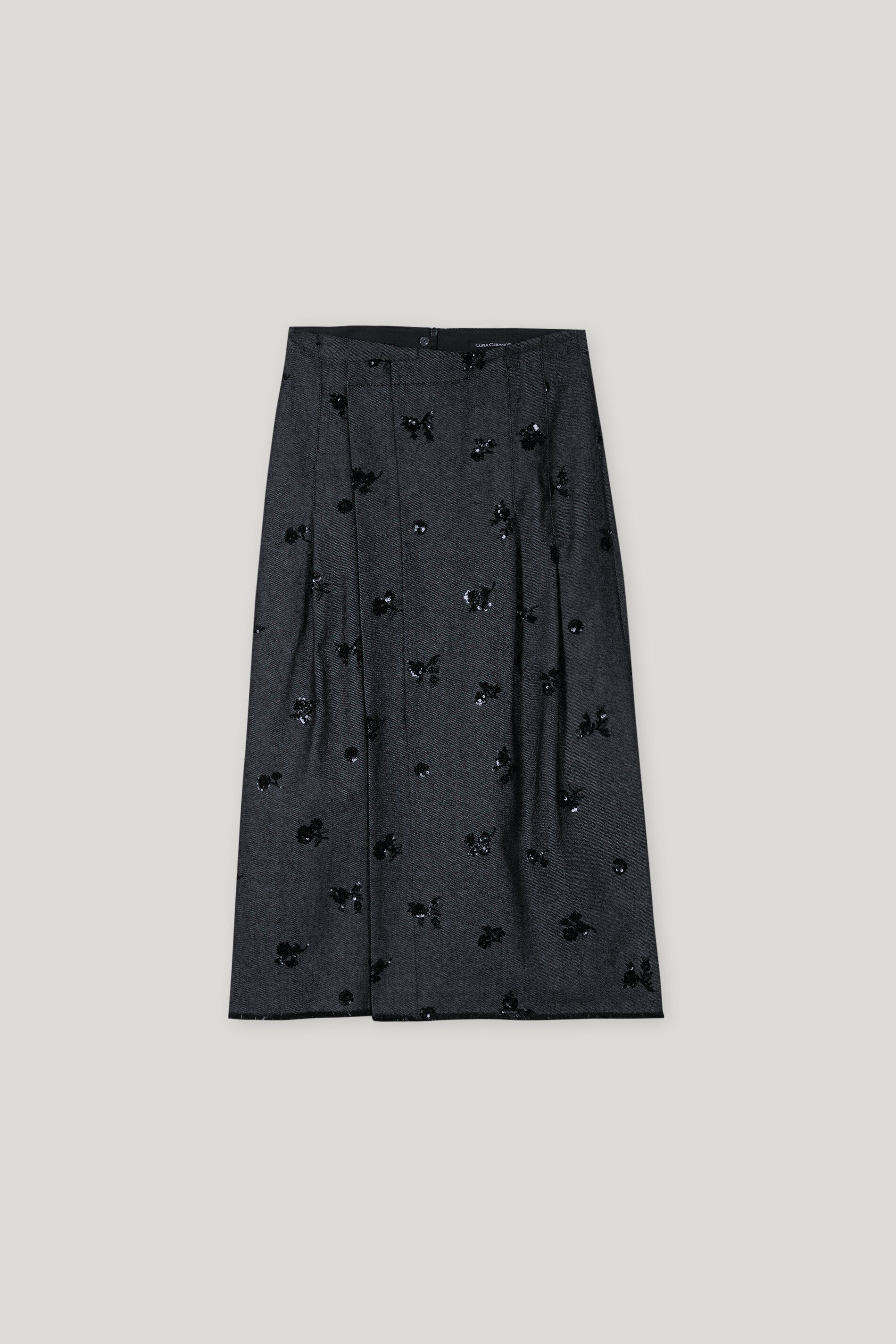 Pailletten-Denim-Rock - dark denim blue - Standard - Image 5