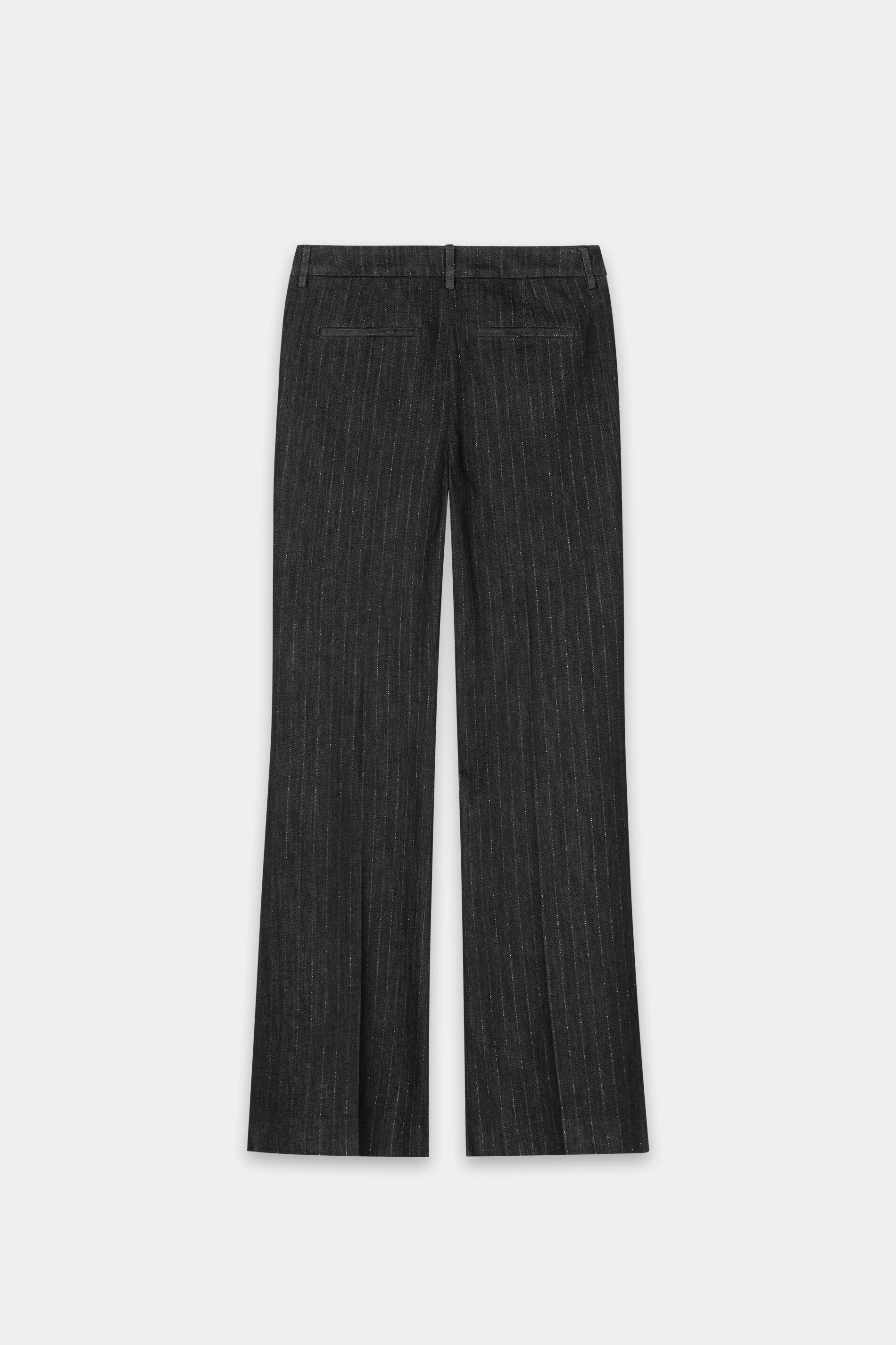 Pinstripe-Bootleg-Denim - black - Standard - Image 6