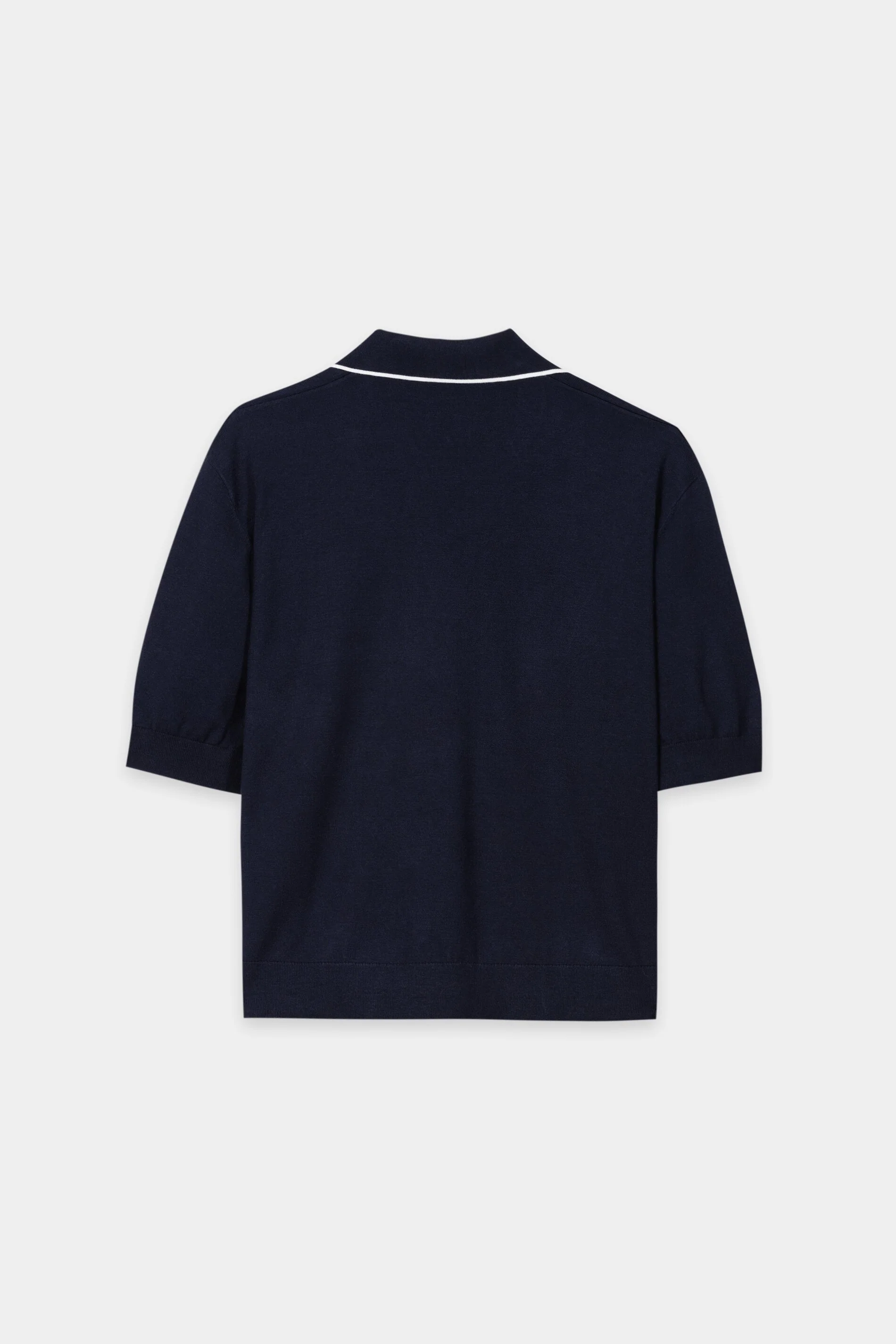 Polo-Feinstrick-Pullover - navy blue - Standard - Image 6